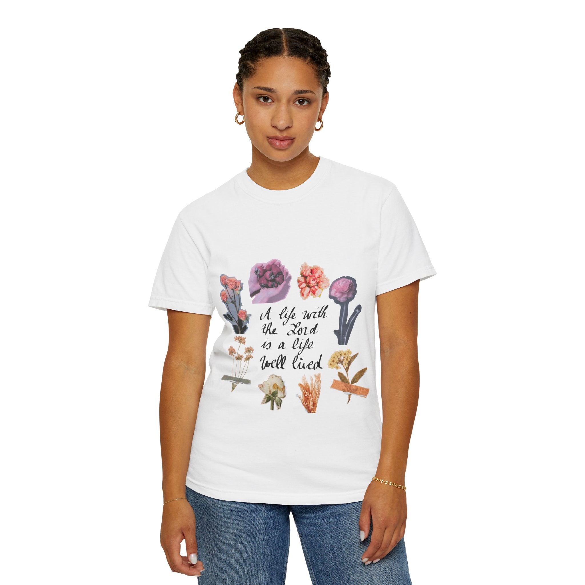 Christian Floral T-Shirt — Faith-Inspired Floral Tee