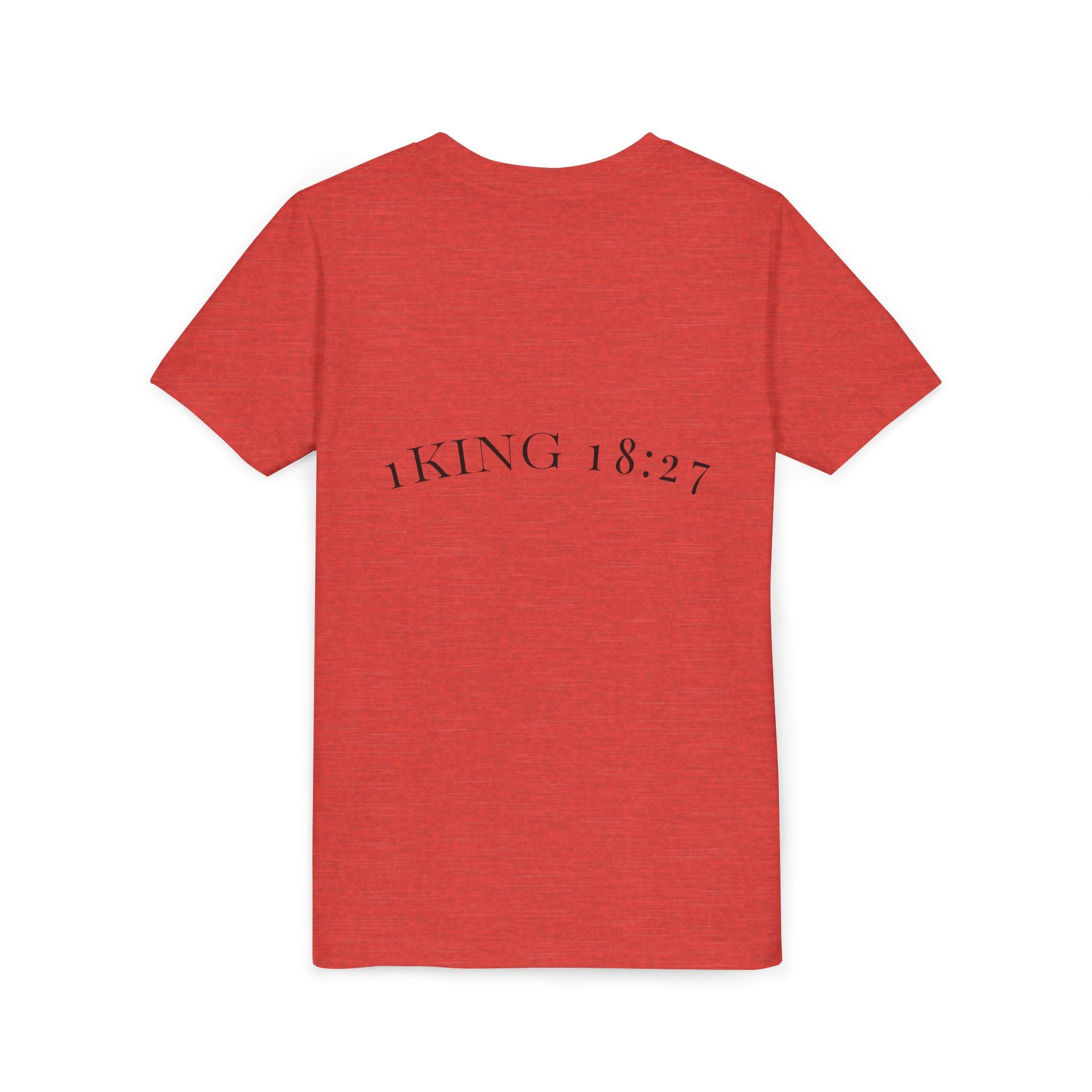 Youth T-Shirt — 1 Kings 18:27 “Don’t Fear Our God Is Strong” (Designed by 12-Year-Old)