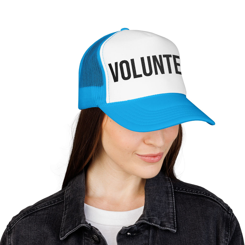 Embroidered Volunteer Foam Trucker Hat