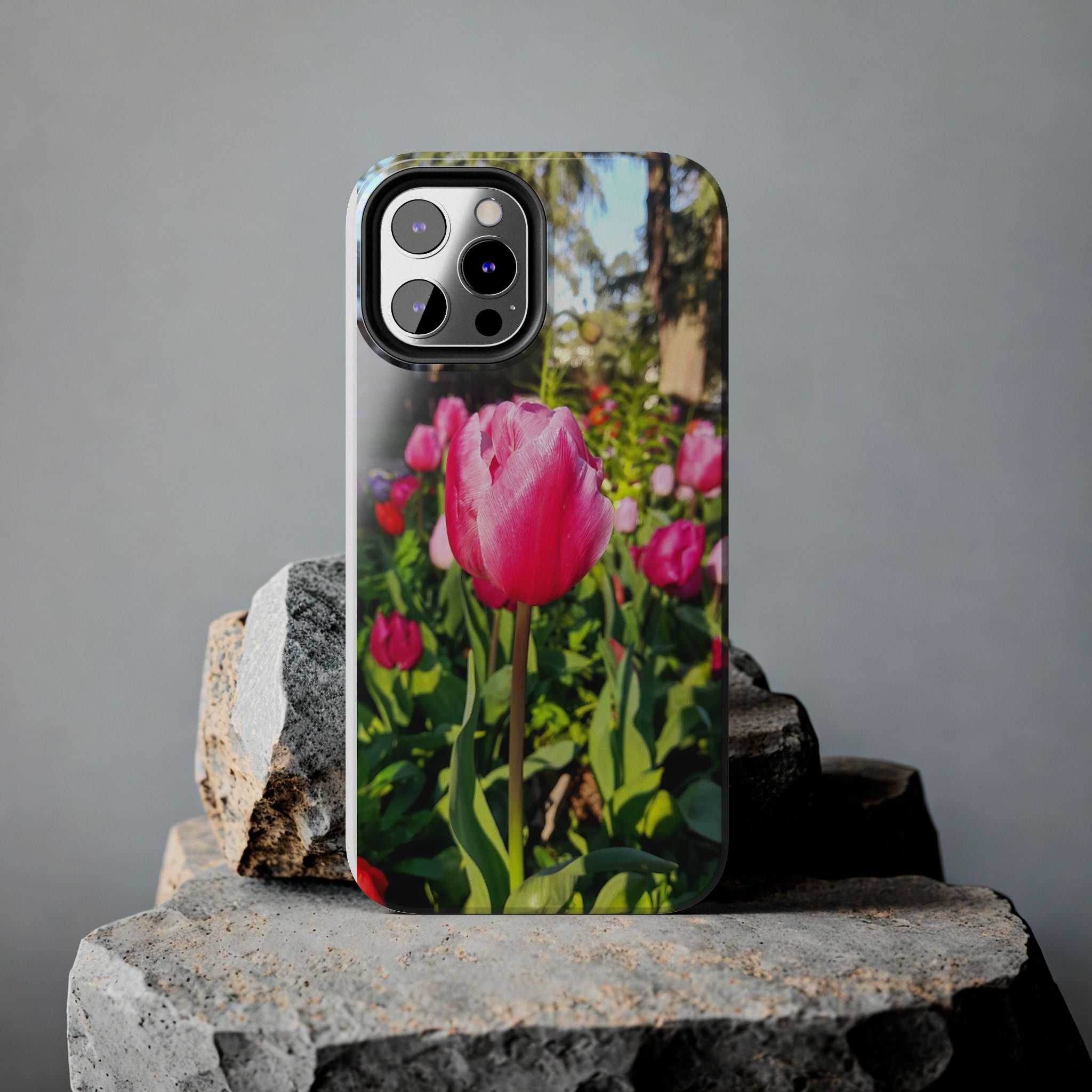 Floral Spring Tough Phone Case — Protective Phone Case with Spring Flowers