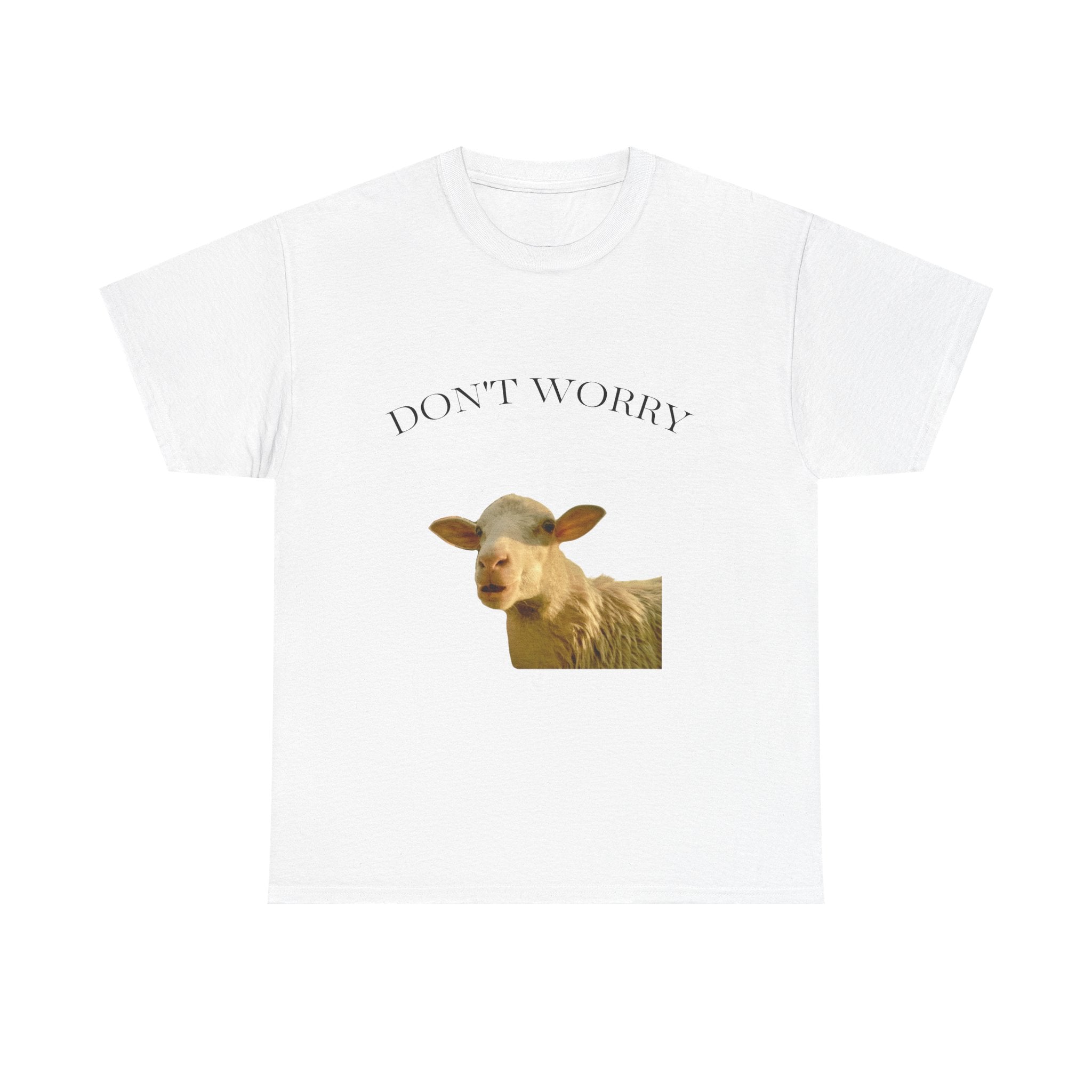 Don’t Worry Sheep Tee — "Everything is Gonna Be Alright" Relaxing Farm Animal T-Shirt