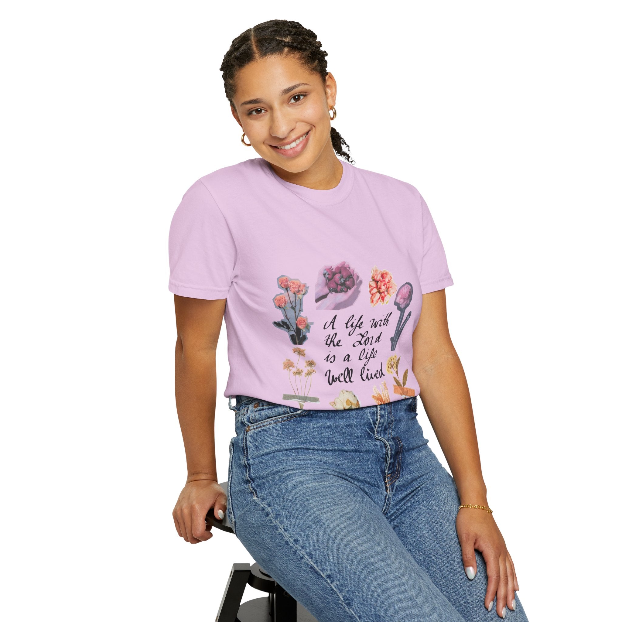 Christian Floral T-Shirt — Faith-Inspired Floral Tee