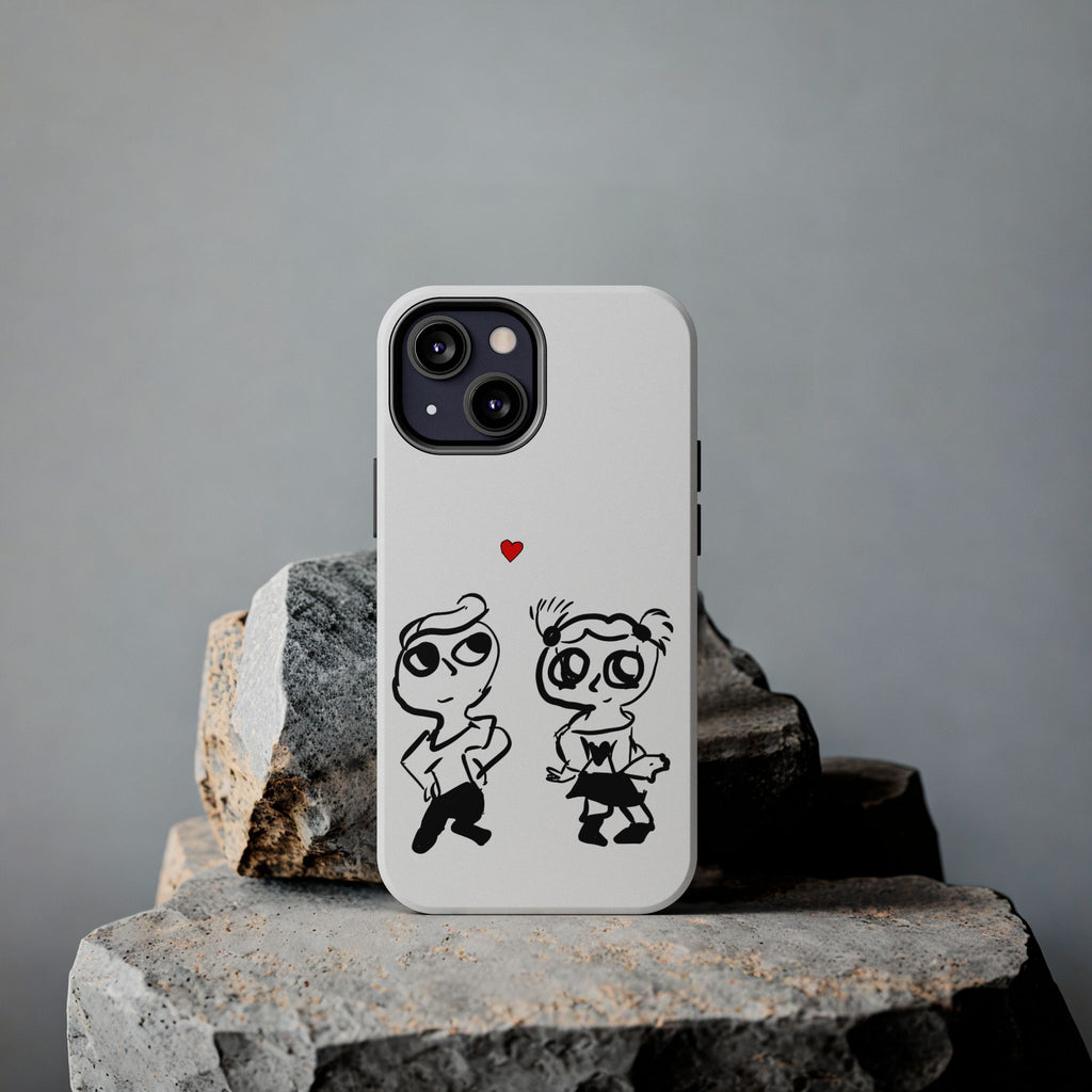 Cute Romantic Hand-Drawn Phone Case — 'Tough Phone Cases'