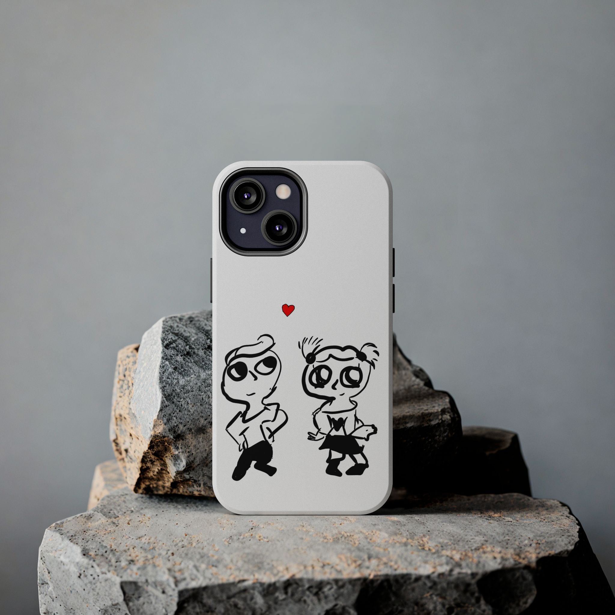 Cute Romantic Hand-Drawn Phone Case — 'Tough Phone Cases'