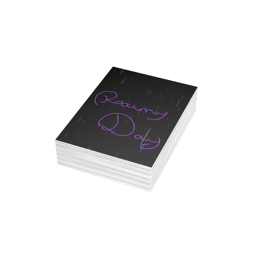 Encouragement Postcard Bundle — Child’s Rainy Day Artwork (Envelopes Included)