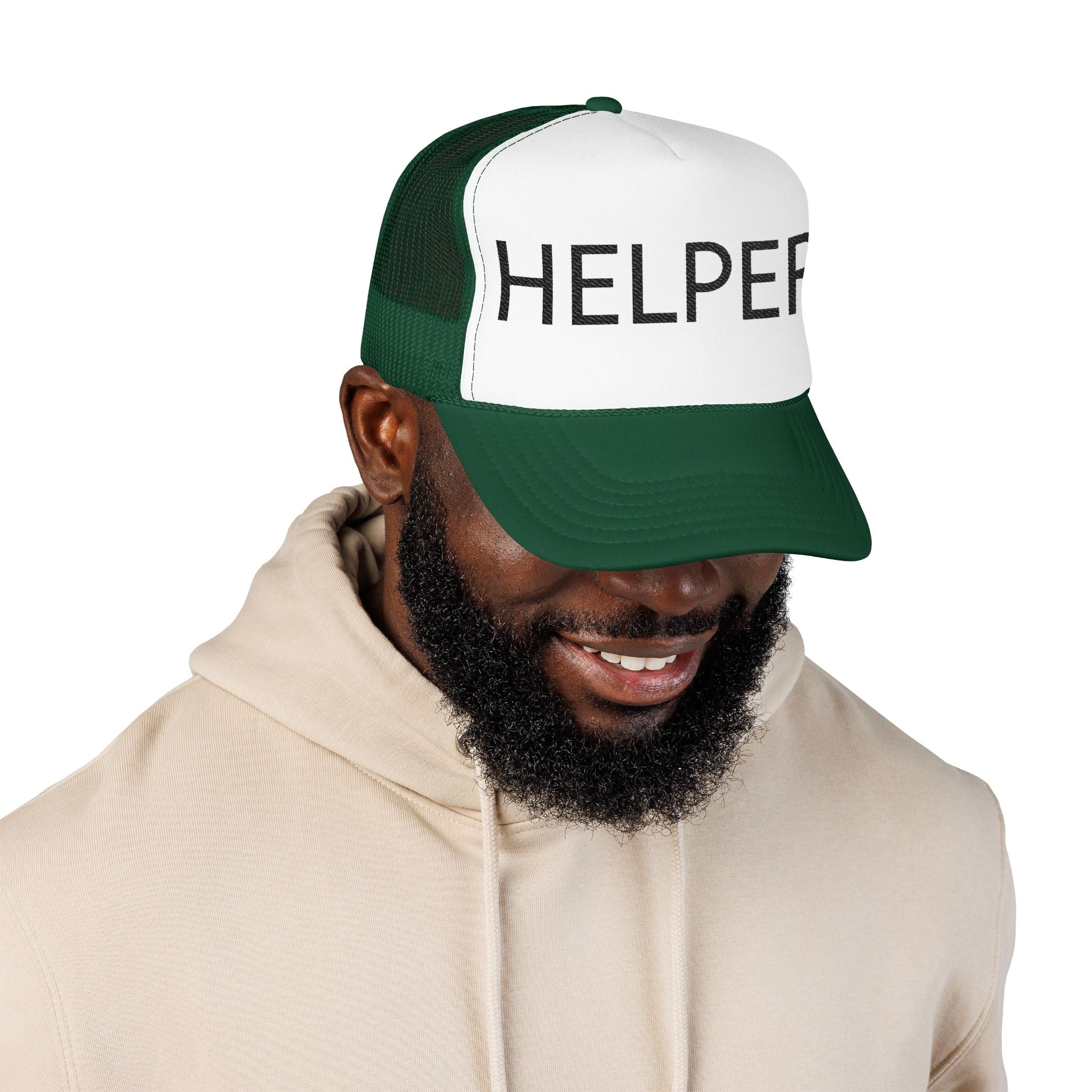 Helper Trucker Hat -Staff Identification Cap-Church Camp