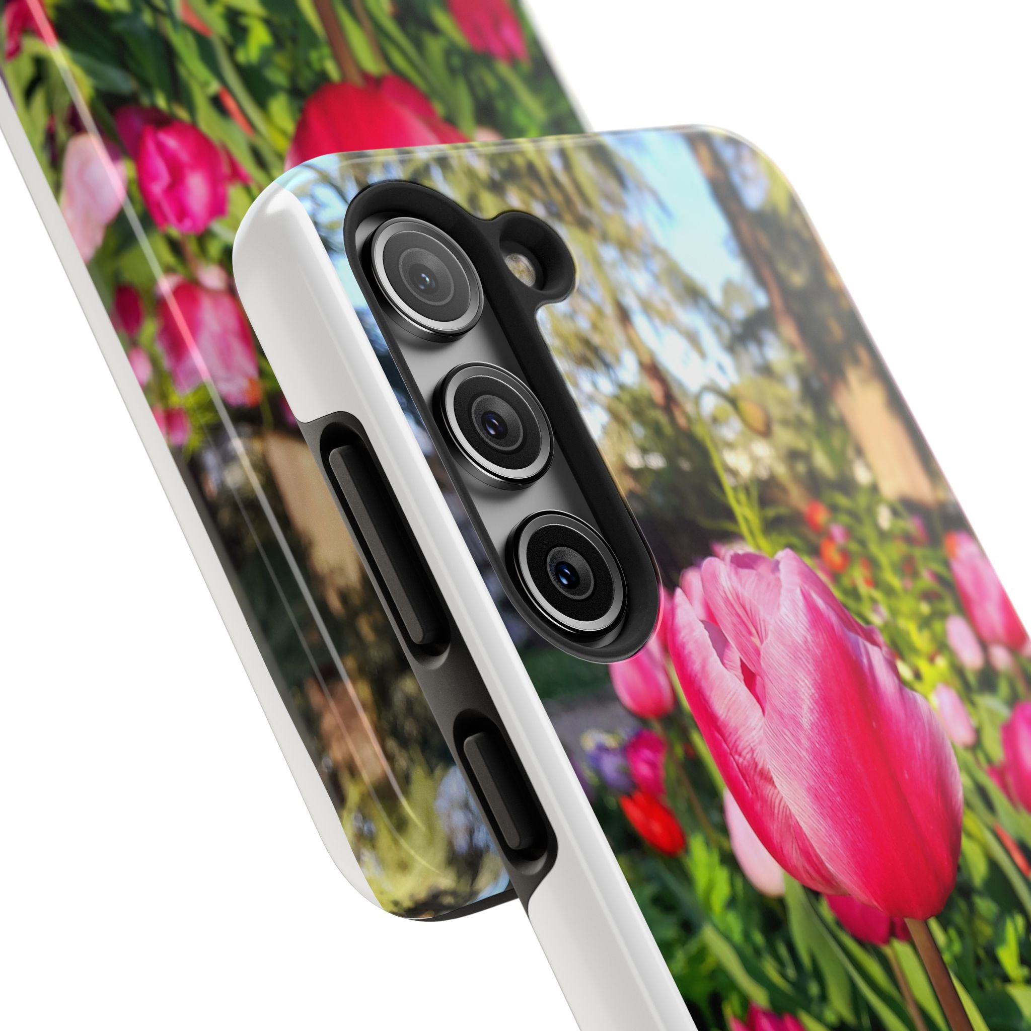 Floral Spring Tough Phone Case — Protective Phone Case with Spring Flowers