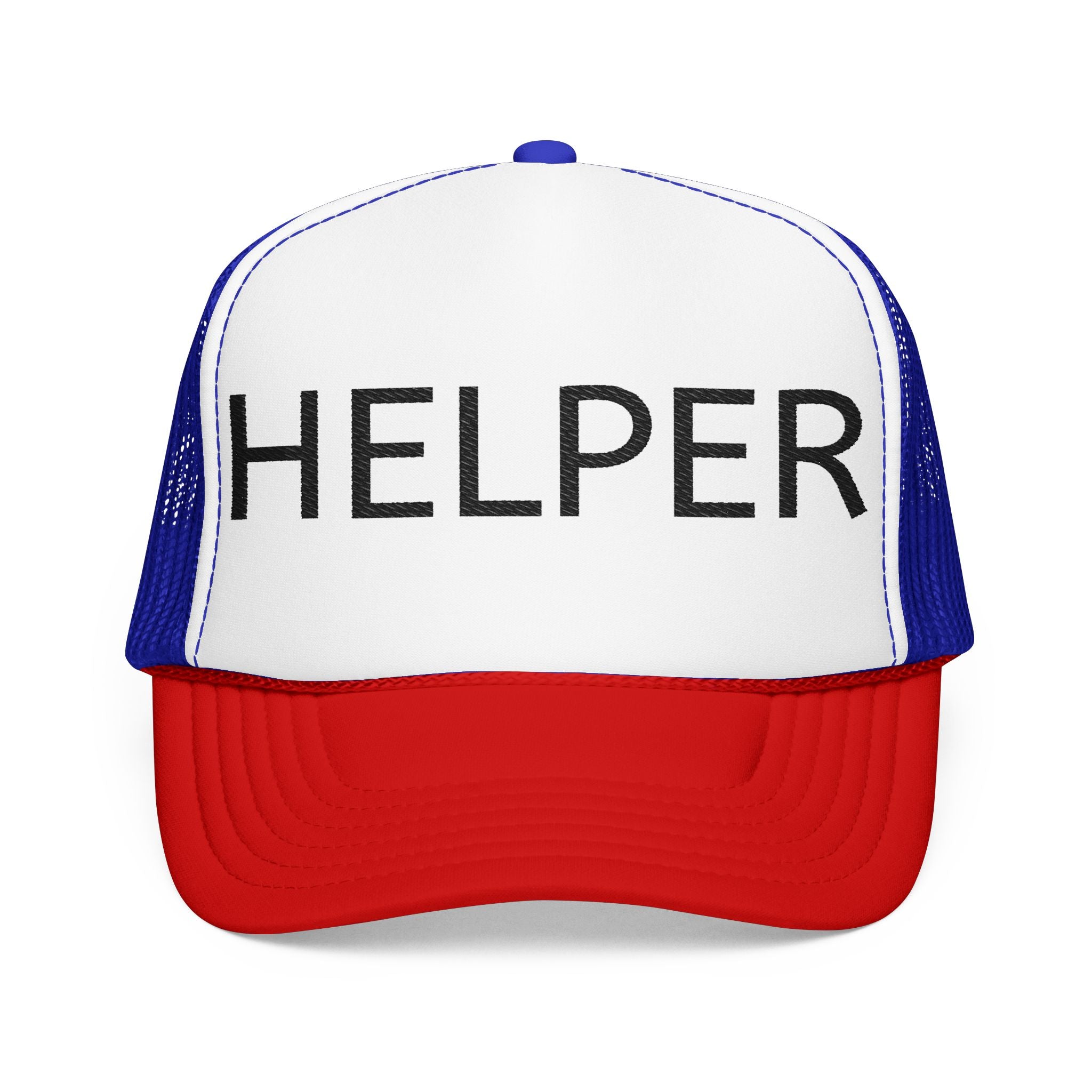 Helper Trucker Hat -Staff Identification Cap-Church Camp