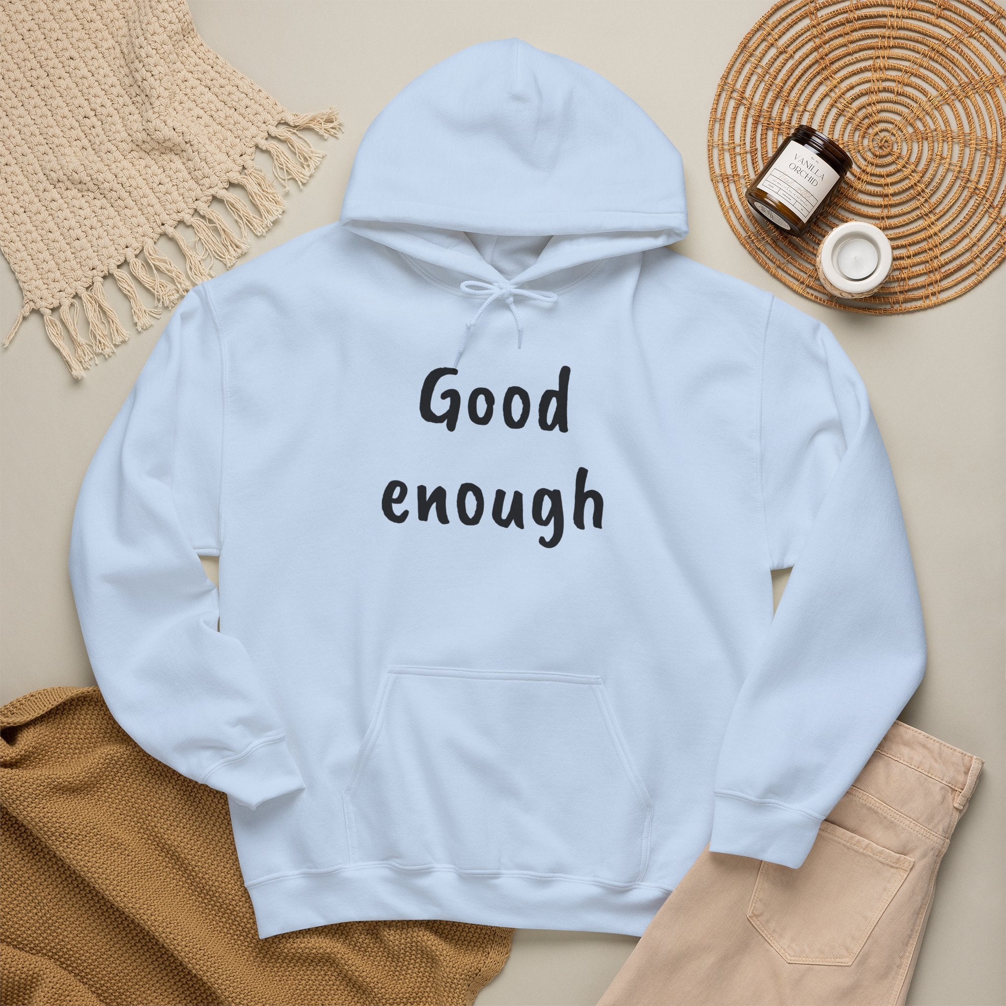 Non‑Perfectionist Motivational Hoodie — Inspirational Quote Sweatshirt