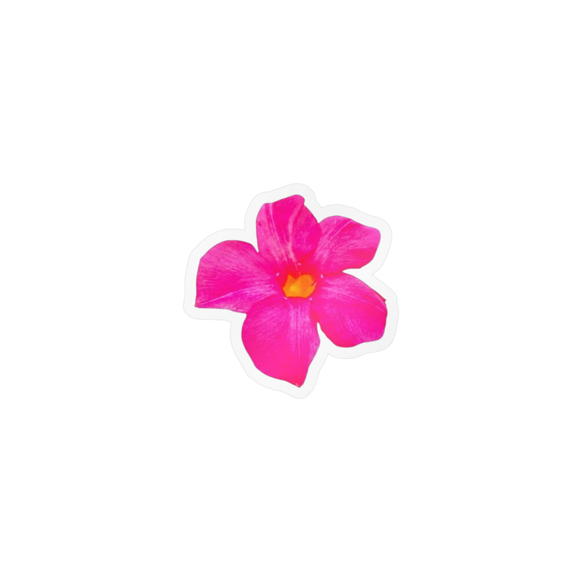 Pink Watercolor Flower Vinyl Decal