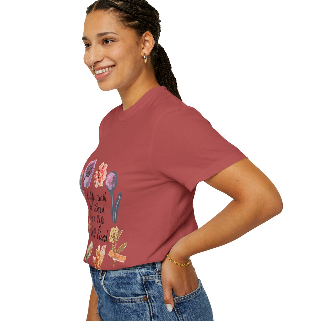 Christian Floral T-Shirt — Faith-Inspired Floral Tee