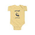 Infant Bodysuit - "Good Night, Sweet Dreams" Hand-Drawn Sleeping Heart Design