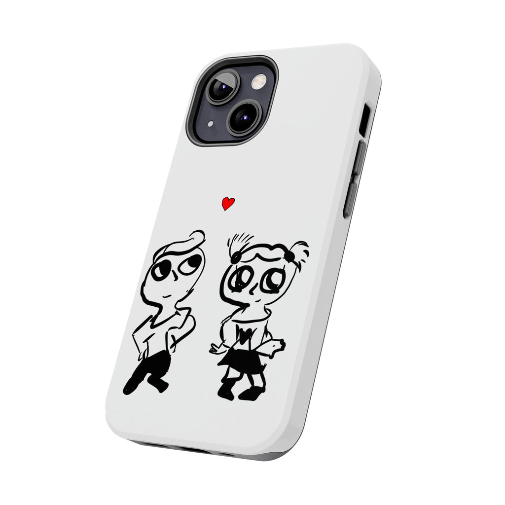 Cute Romantic Hand-Drawn Phone Case — 'Tough Phone Cases'