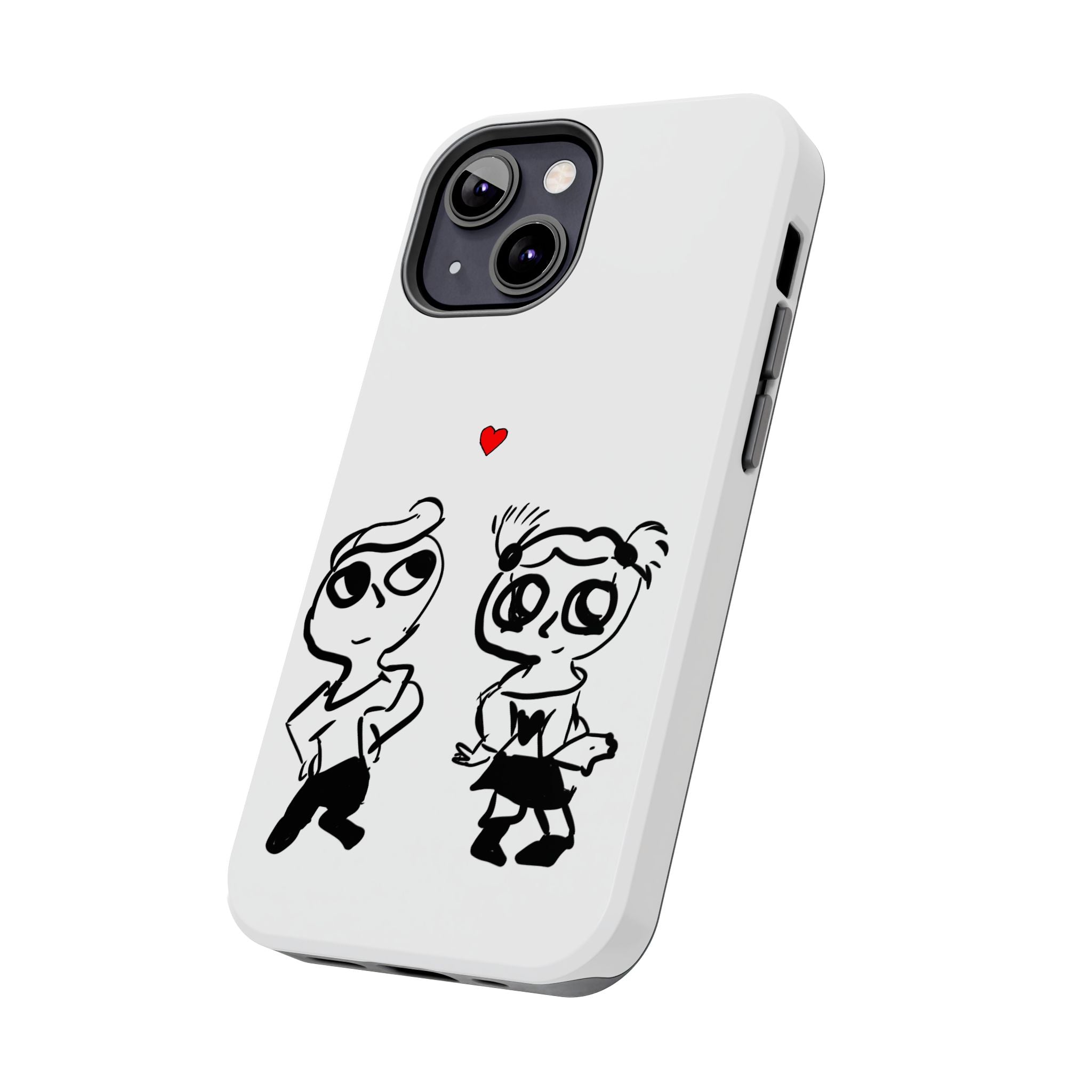 Cute Romantic Hand-Drawn Phone Case — 'Tough Phone Cases'