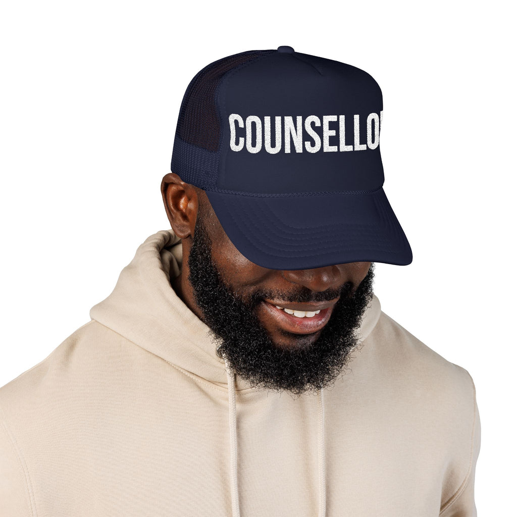 Counselor Foam Trucker Hat — Christian Camp & Conference Counselor Cap