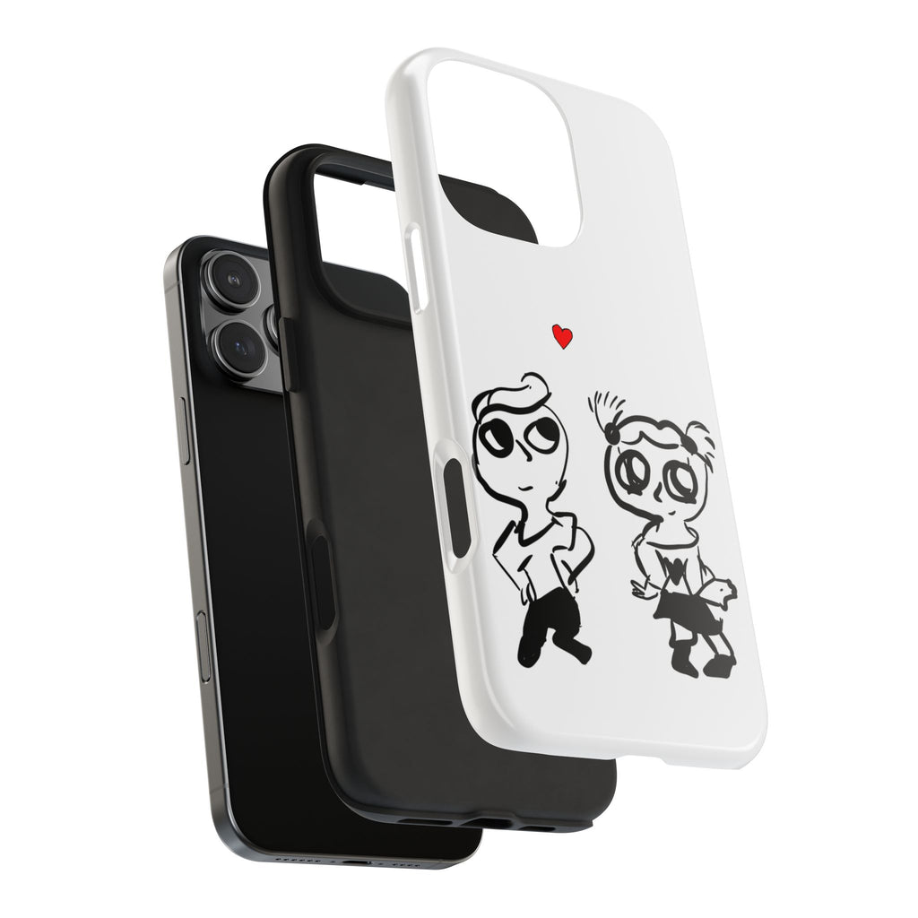 Cute Romantic Hand-Drawn Phone Case — 'Tough Phone Cases'