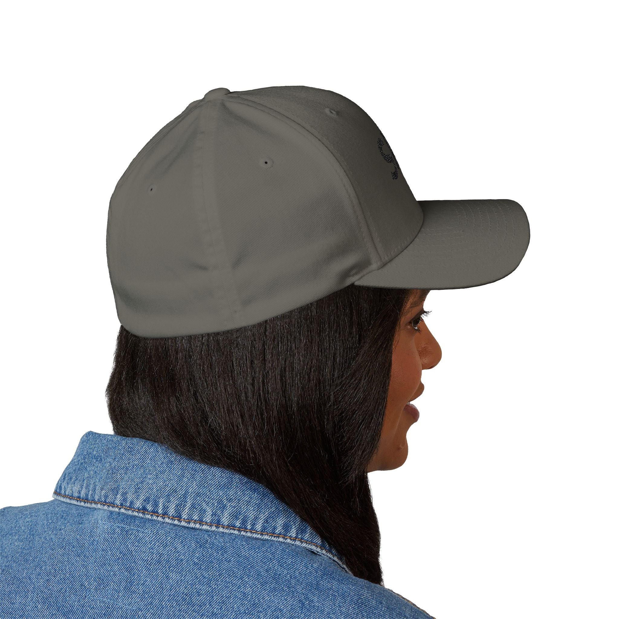 Embroidered 'SHEEP' Closed-Back Cap