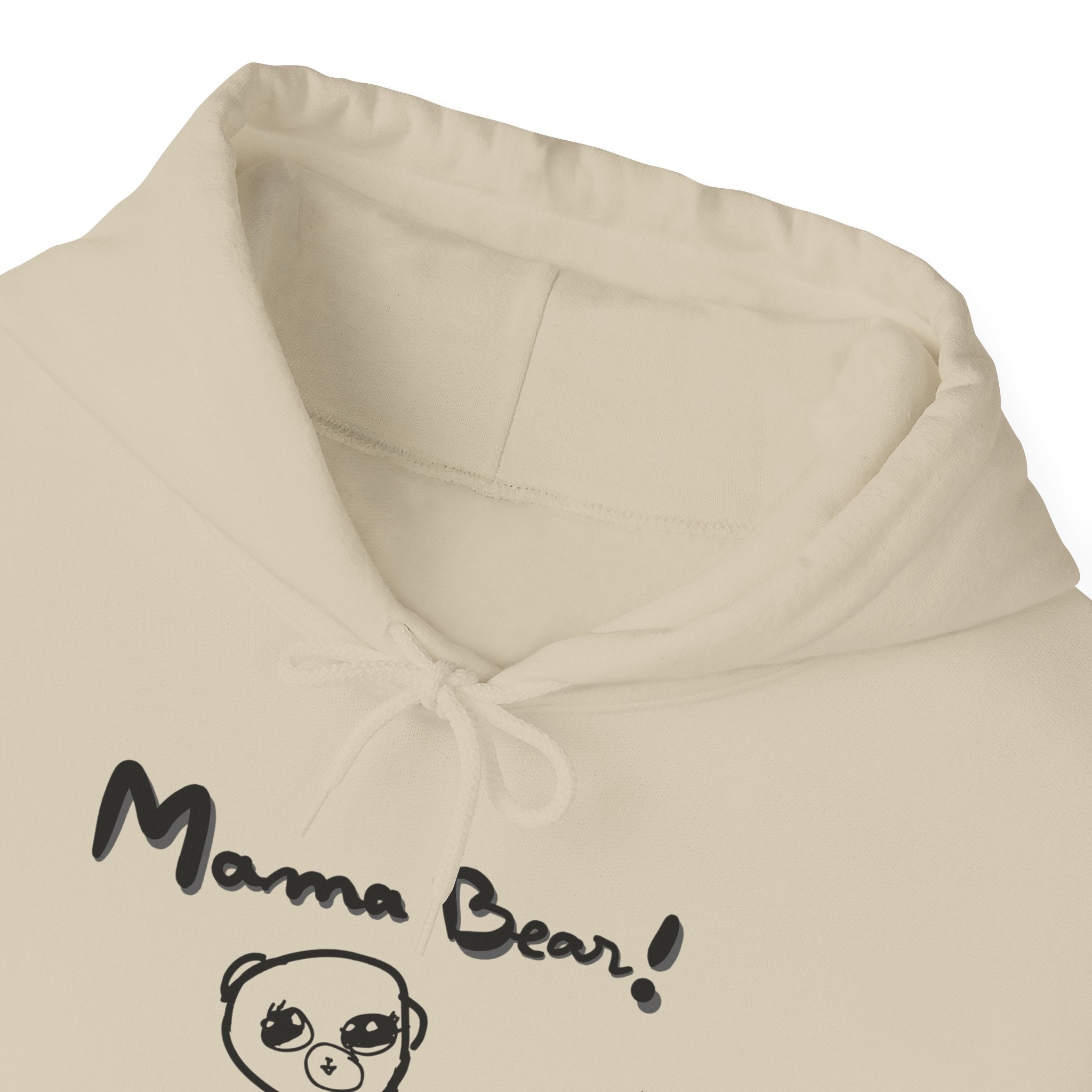 Hand-Drawn Kid Artwork Mom & Child Hoodie — Handmade Love Illustration