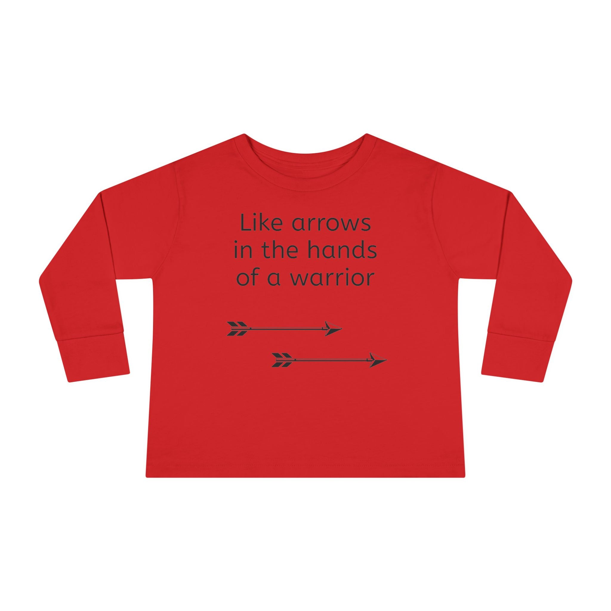 Children Are a Blessing Toddler Long Sleeve Tee — Christian Arrow Bible Verse