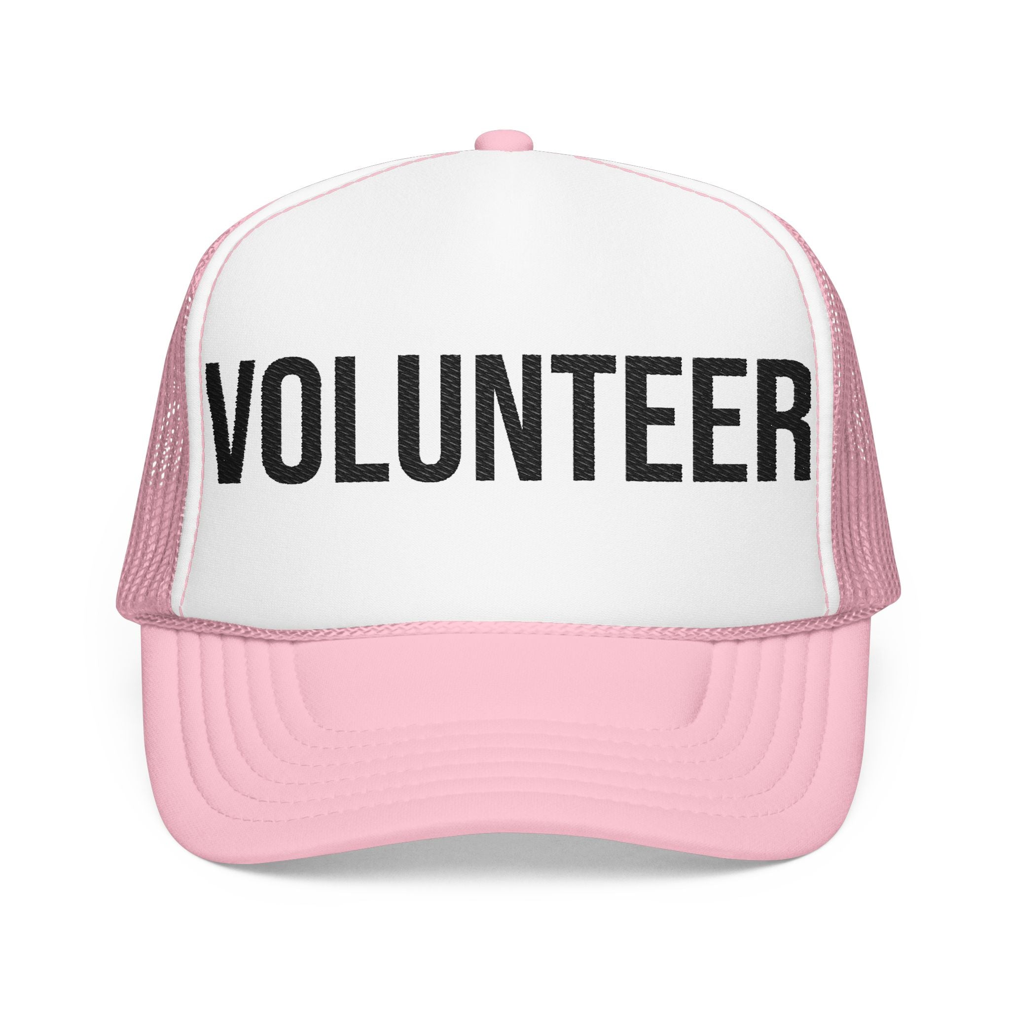 Embroidered Volunteer Foam Trucker Hat