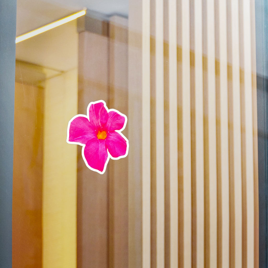 Pink Watercolor Flower Vinyl Decal
