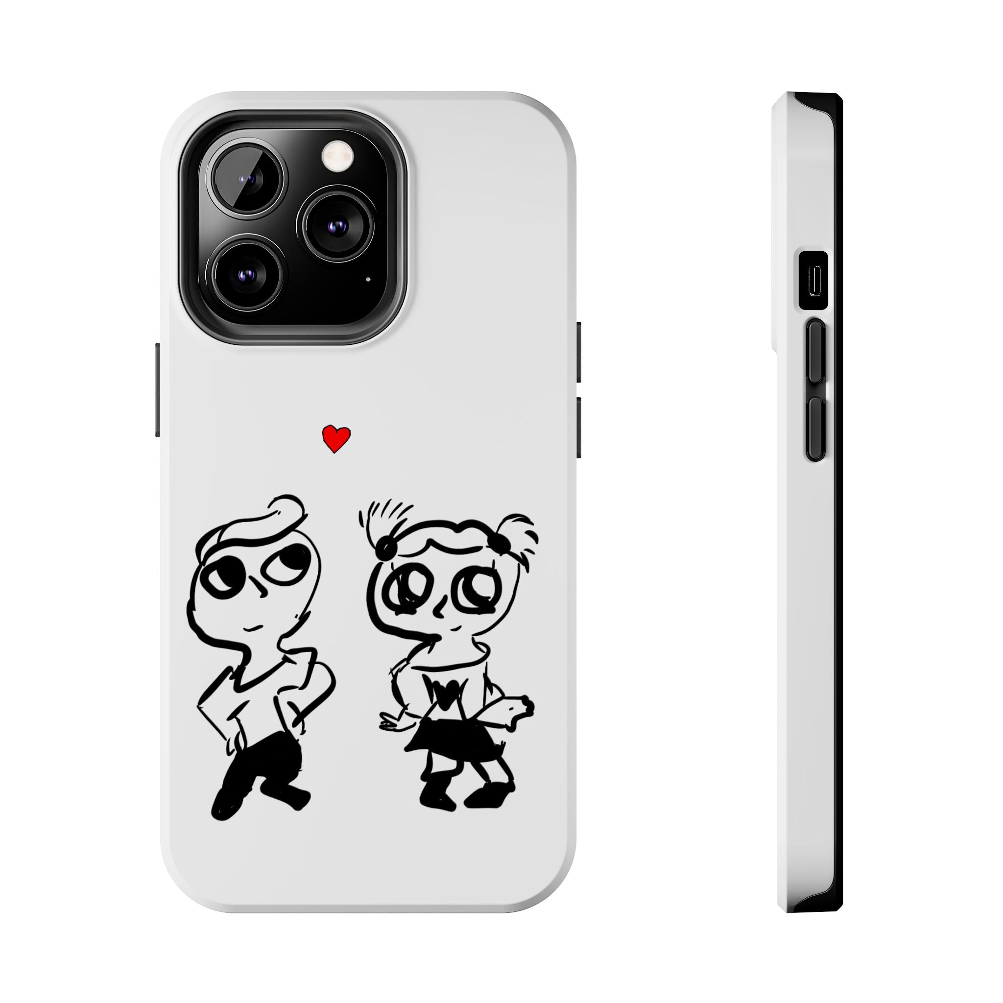 Cute Romantic Hand-Drawn Phone Case — 'Tough Phone Cases'
