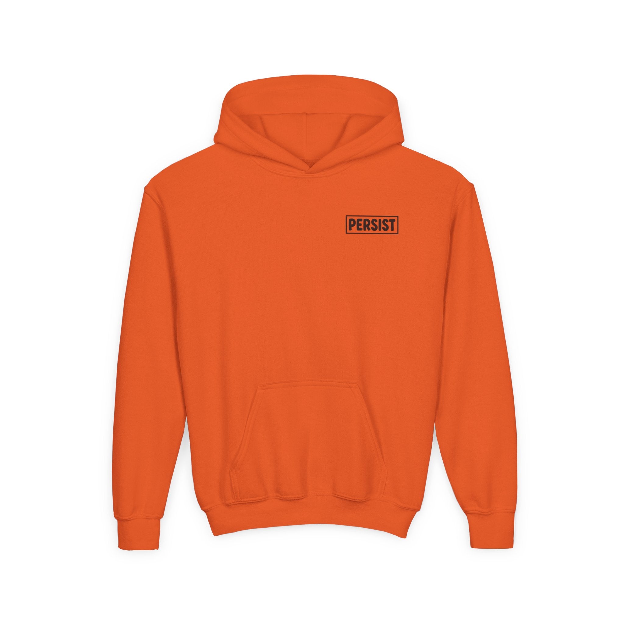 Youth Hoodie — 'PERSIST' Inspirational Kids Pullover