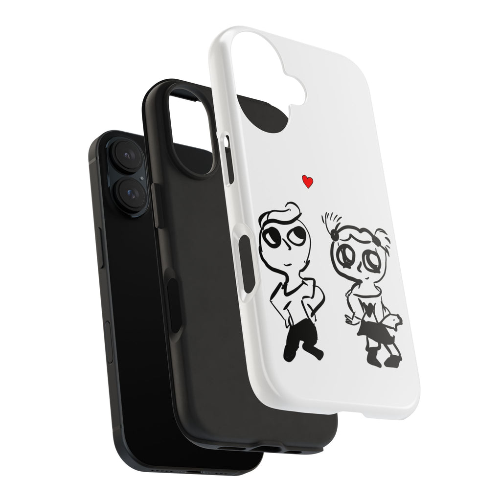Cute Romantic Hand-Drawn Phone Case — 'Tough Phone Cases'