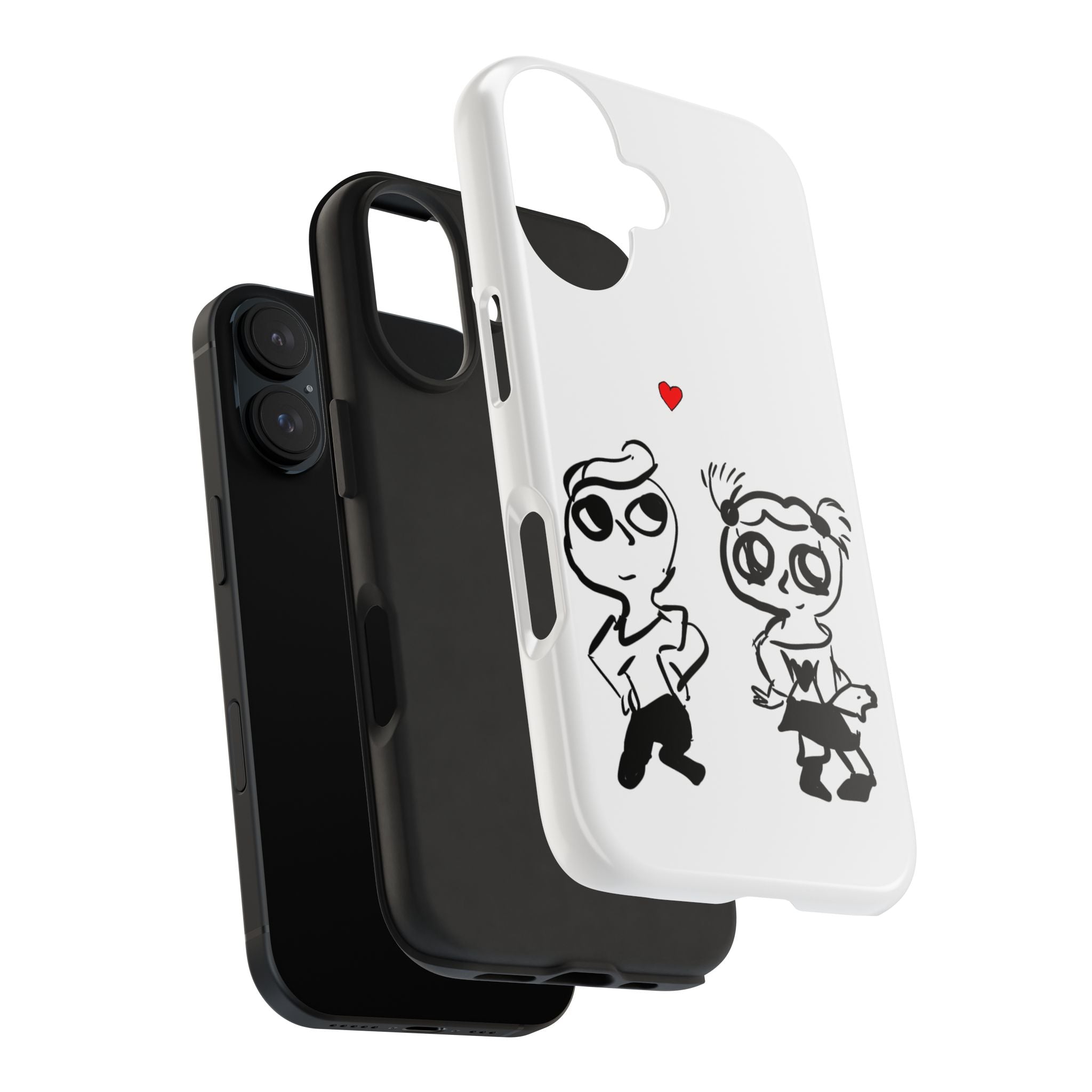 Cute Romantic Hand-Drawn Phone Case — 'Tough Phone Cases'