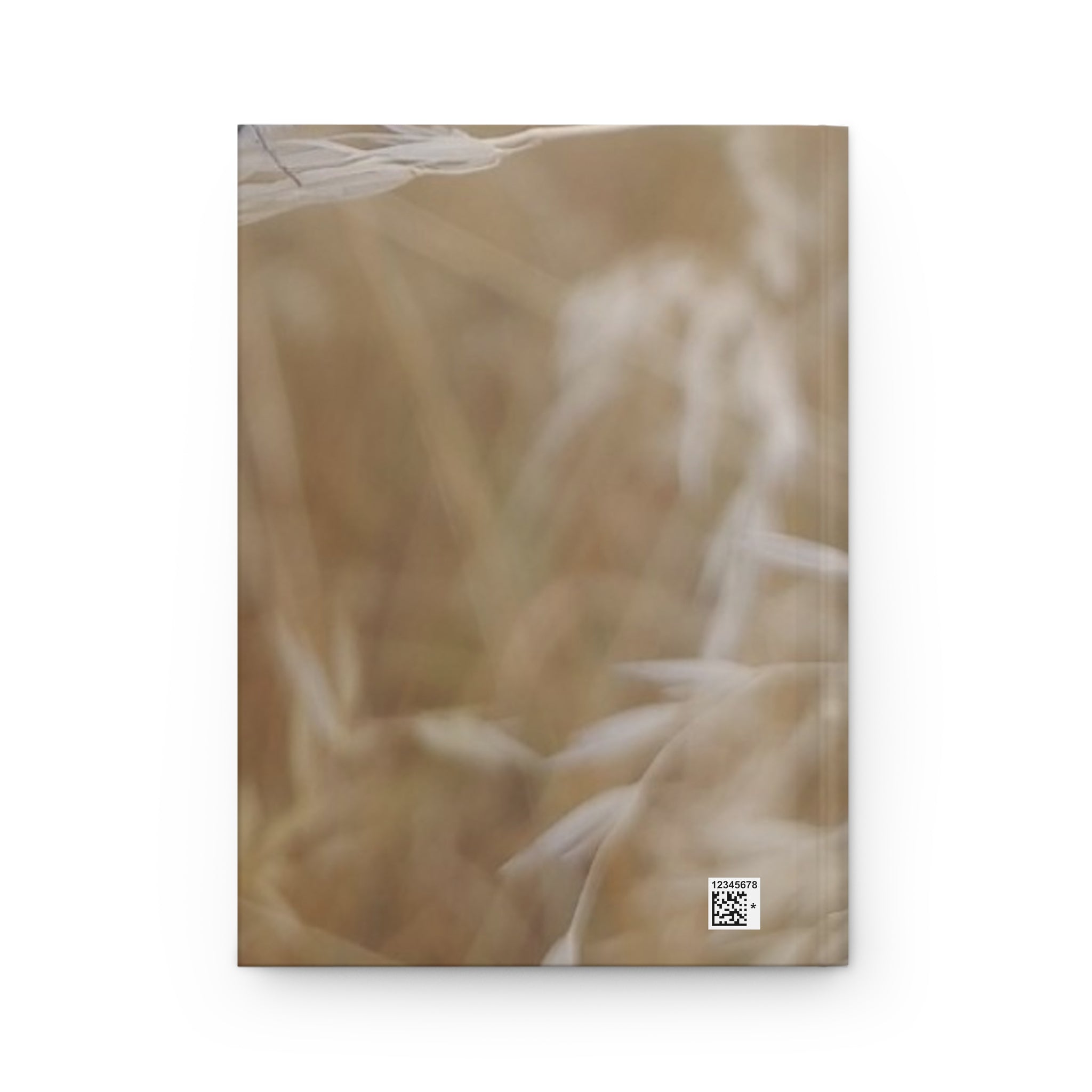 Delicate Blue Butterfly Hardcover Journal — Matte Nature Writing Notebook
