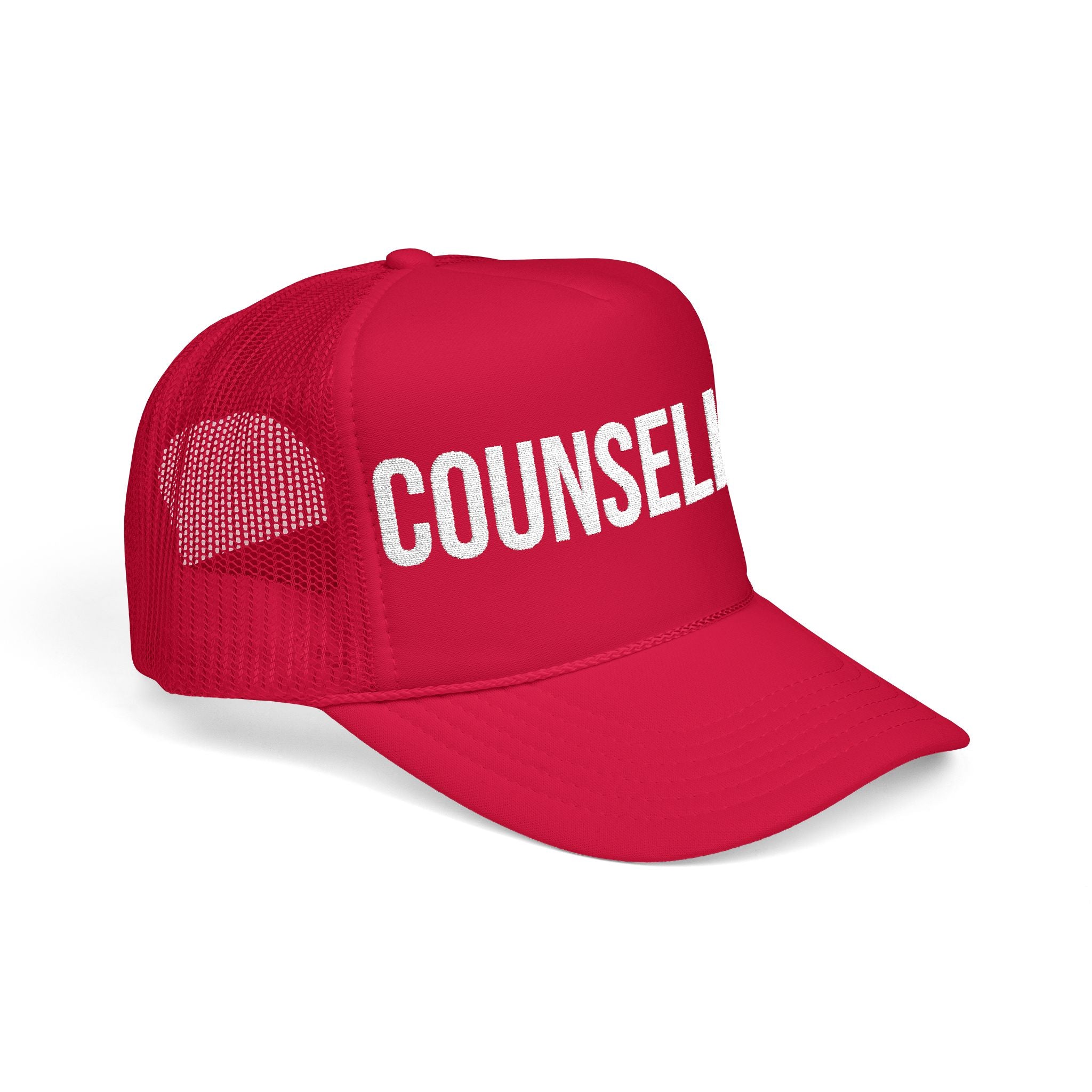 Counselor Foam Trucker Hat — Christian Camp & Conference Counselor Cap