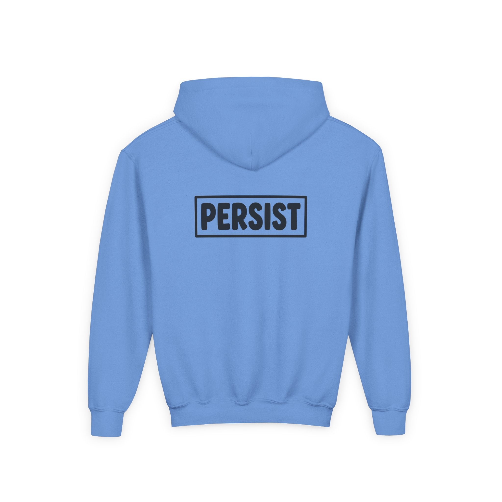 Youth Hoodie — 'PERSIST' Inspirational Kids Pullover