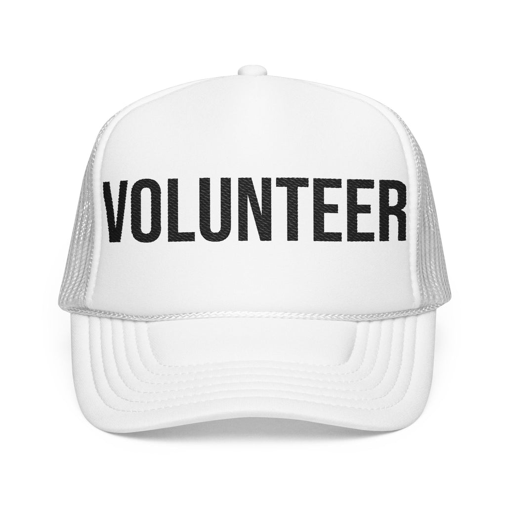 Embroidered Volunteer Foam Trucker Hat