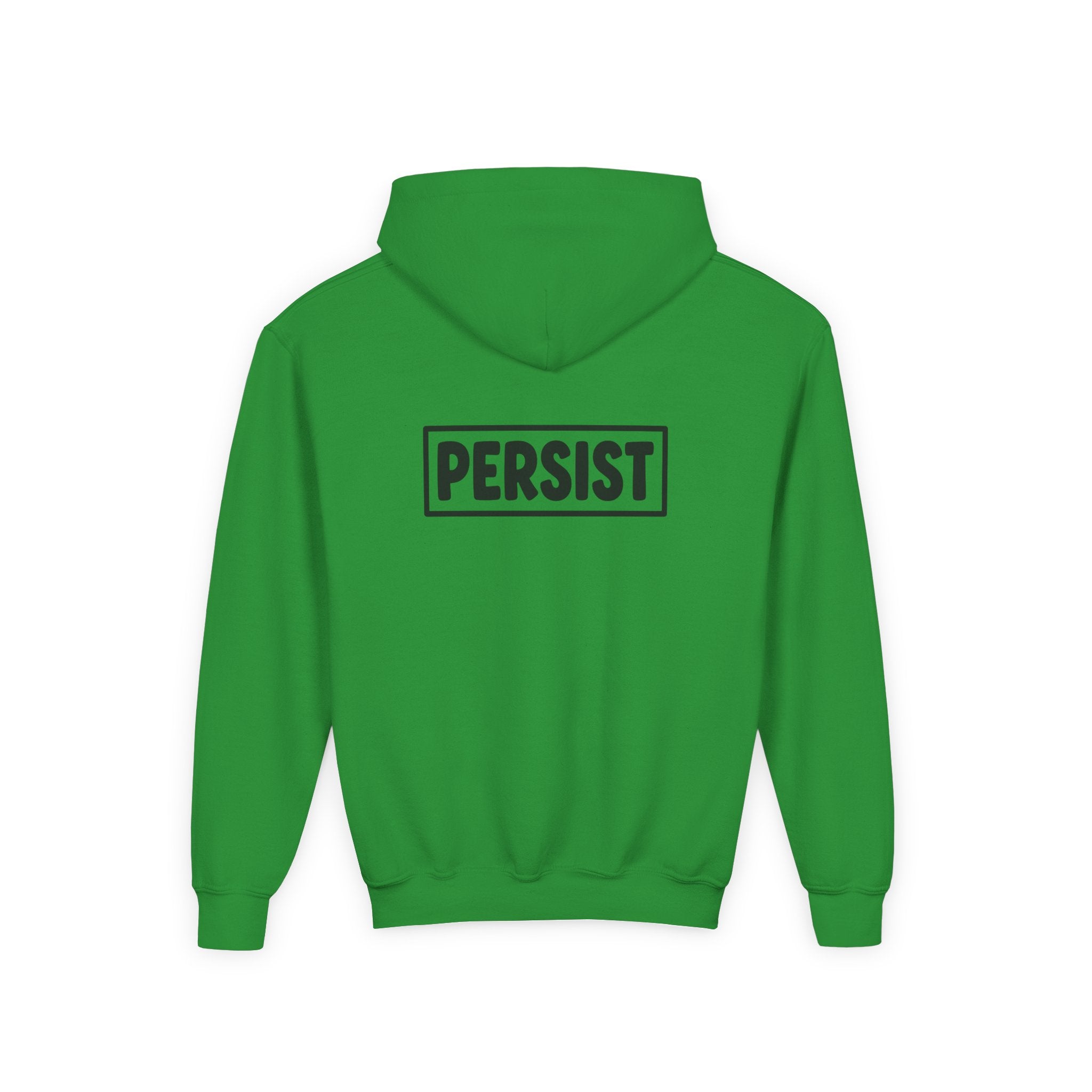 Youth Hoodie — 'PERSIST' Inspirational Kids Pullover