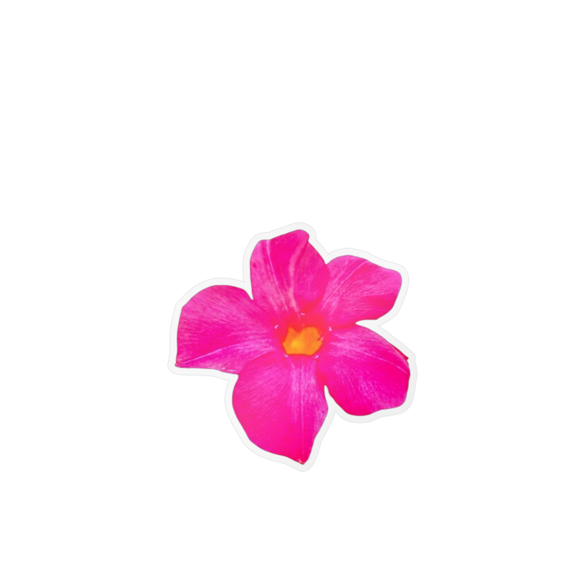Pink Watercolor Flower Vinyl Decal