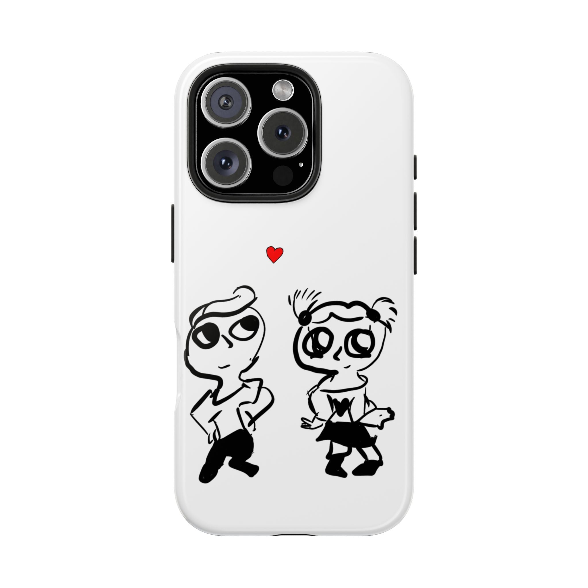 Cute Romantic Hand-Drawn Phone Case — 'Tough Phone Cases'