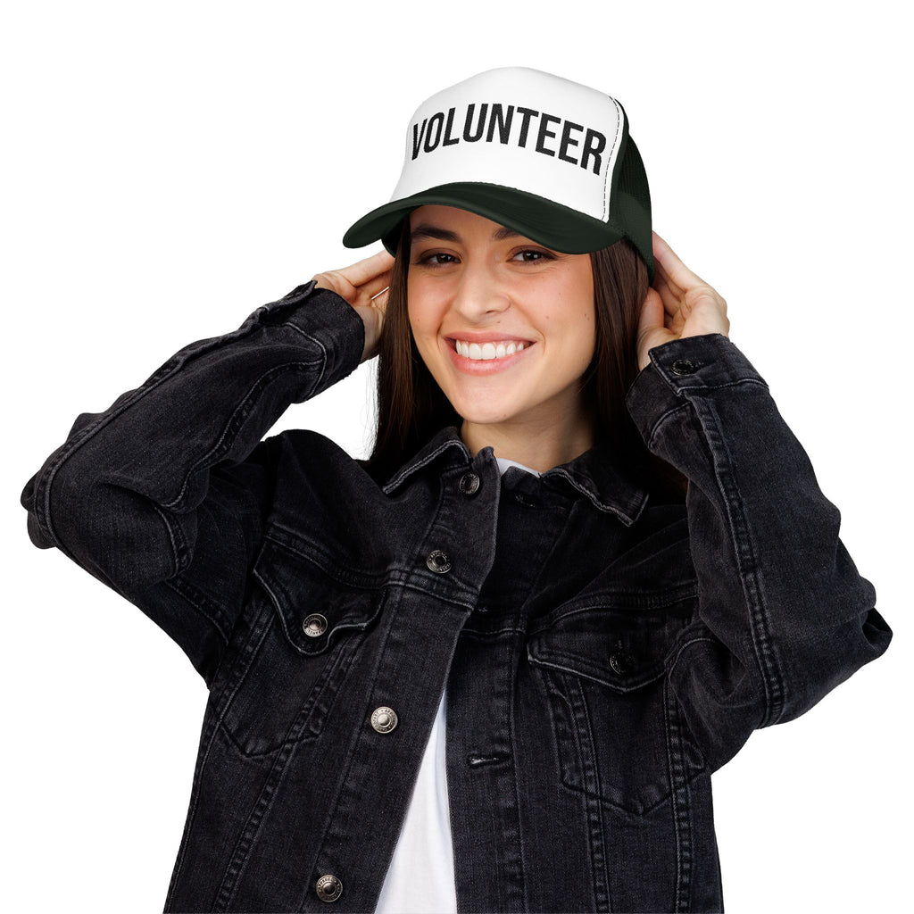 Embroidered Volunteer Foam Trucker Hat
