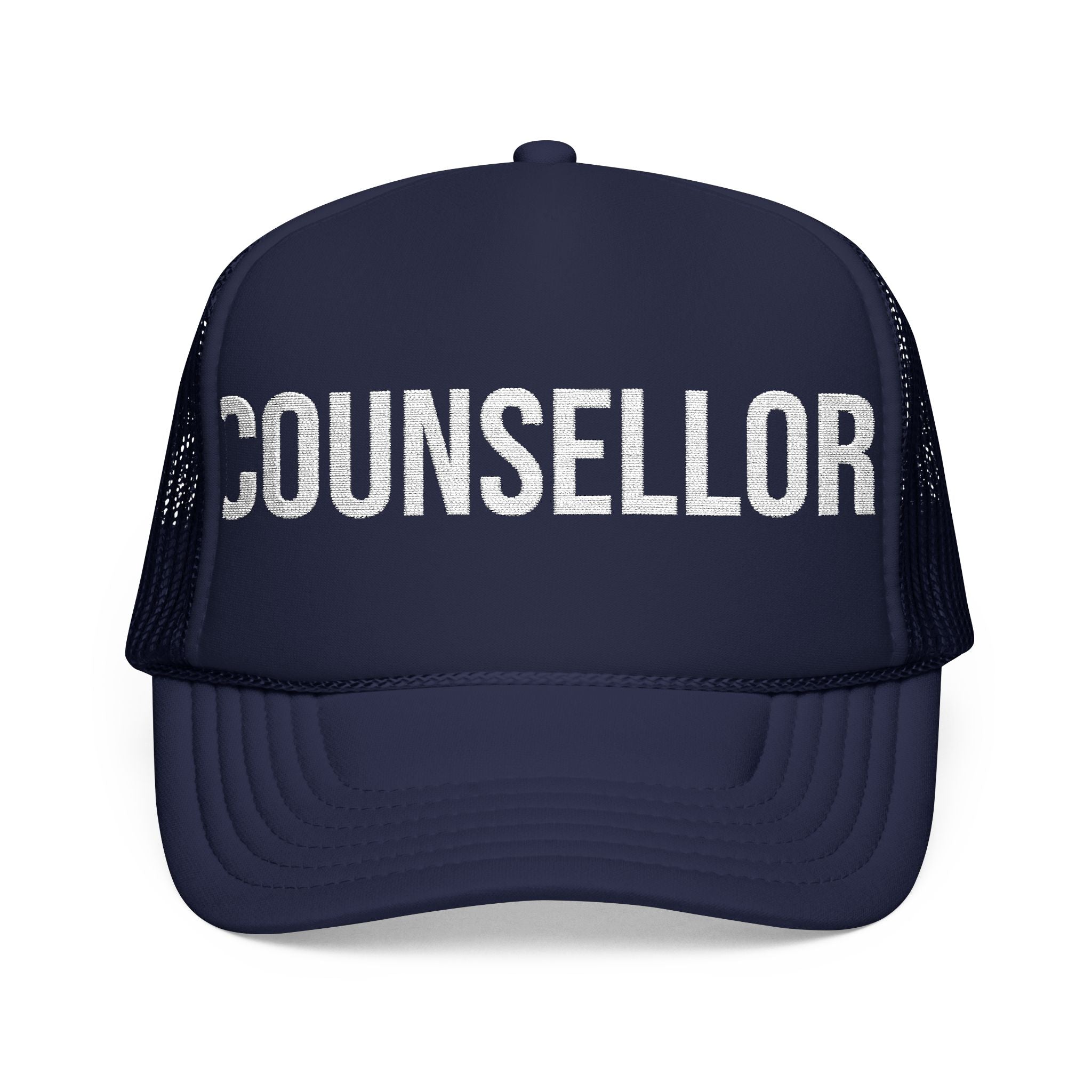 Counselor Foam Trucker Hat — Christian Camp & Conference Counselor Cap