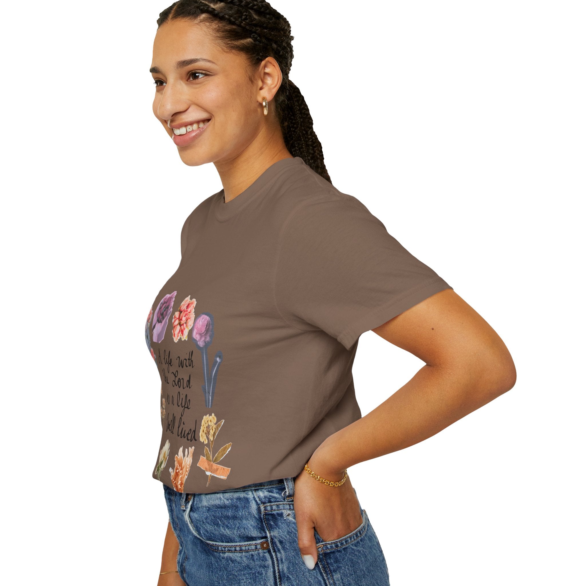Christian Floral T-Shirt — Faith-Inspired Floral Tee