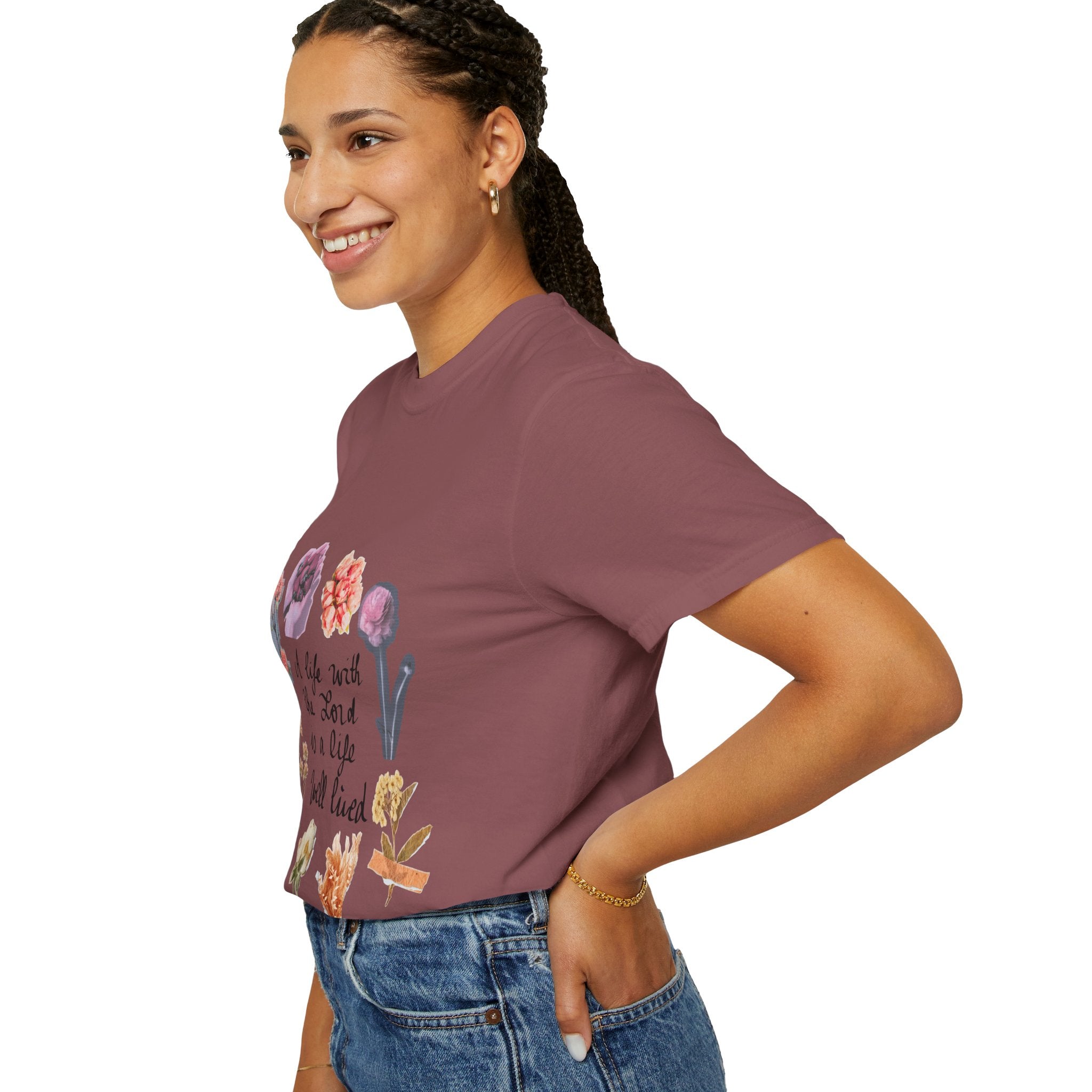 Christian Floral T-Shirt — Faith-Inspired Floral Tee