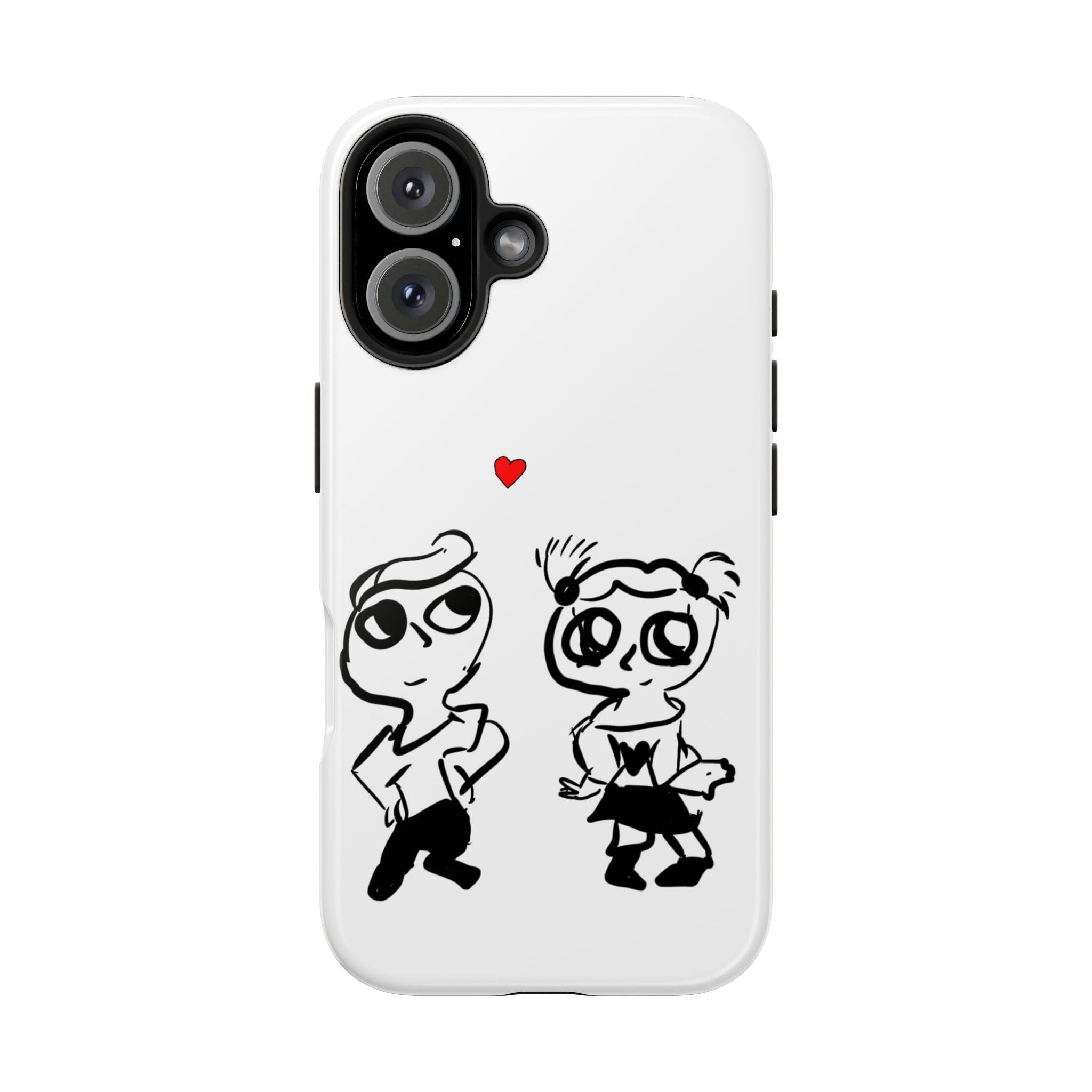 Cute Romantic Hand-Drawn Phone Case — 'Tough Phone Cases'