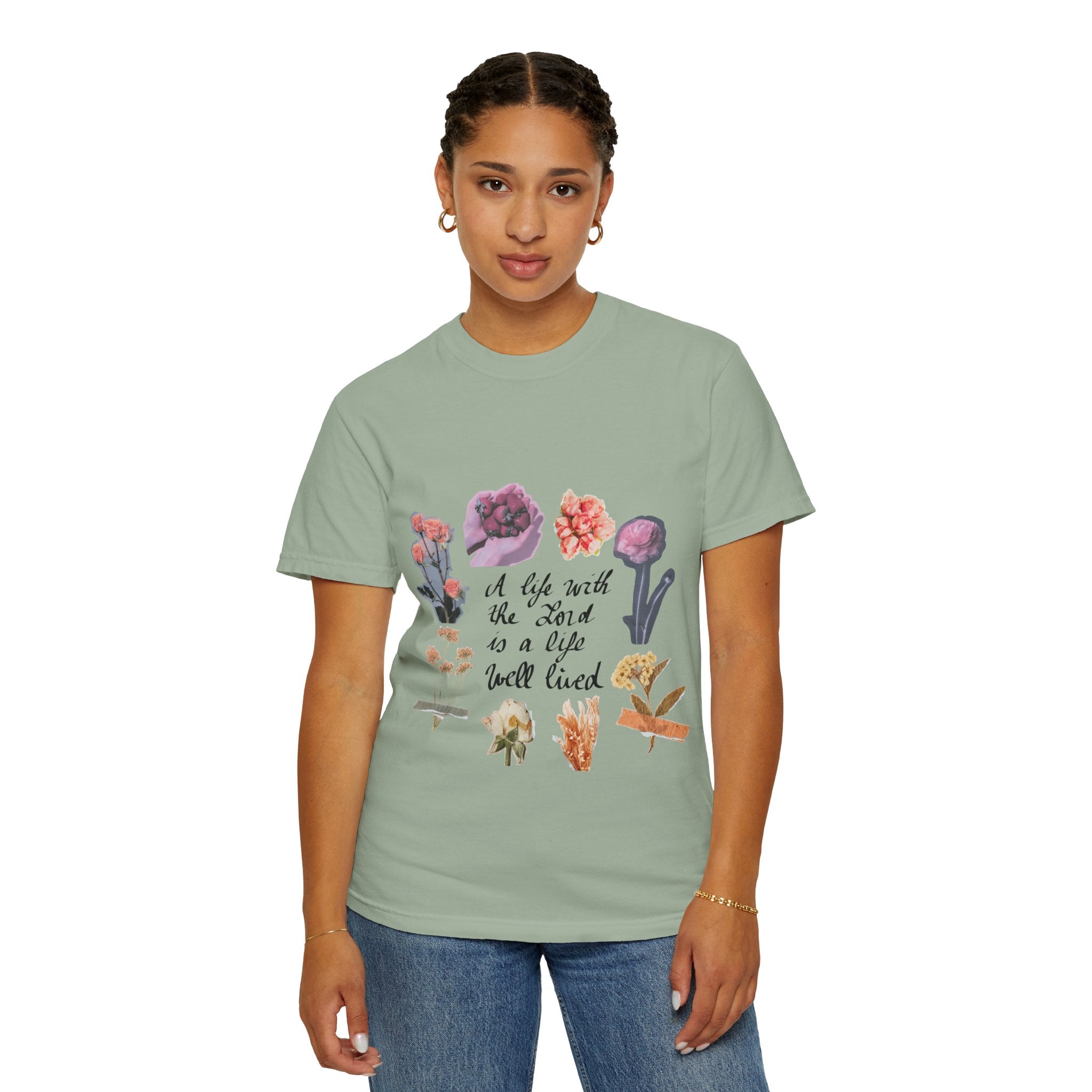 Christian Floral T-Shirt — Faith-Inspired Floral Tee