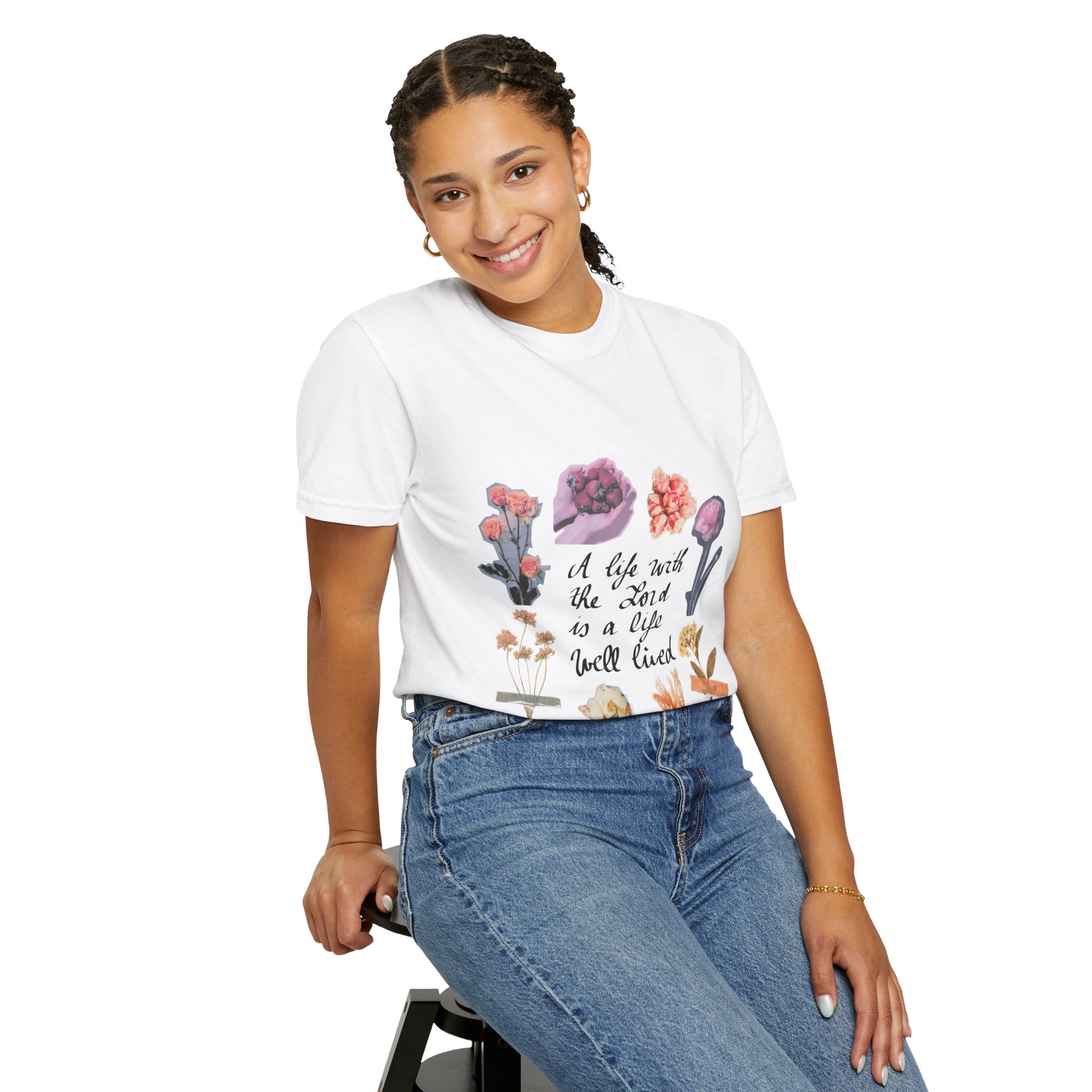 Christian Floral T-Shirt — Faith-Inspired Floral Tee