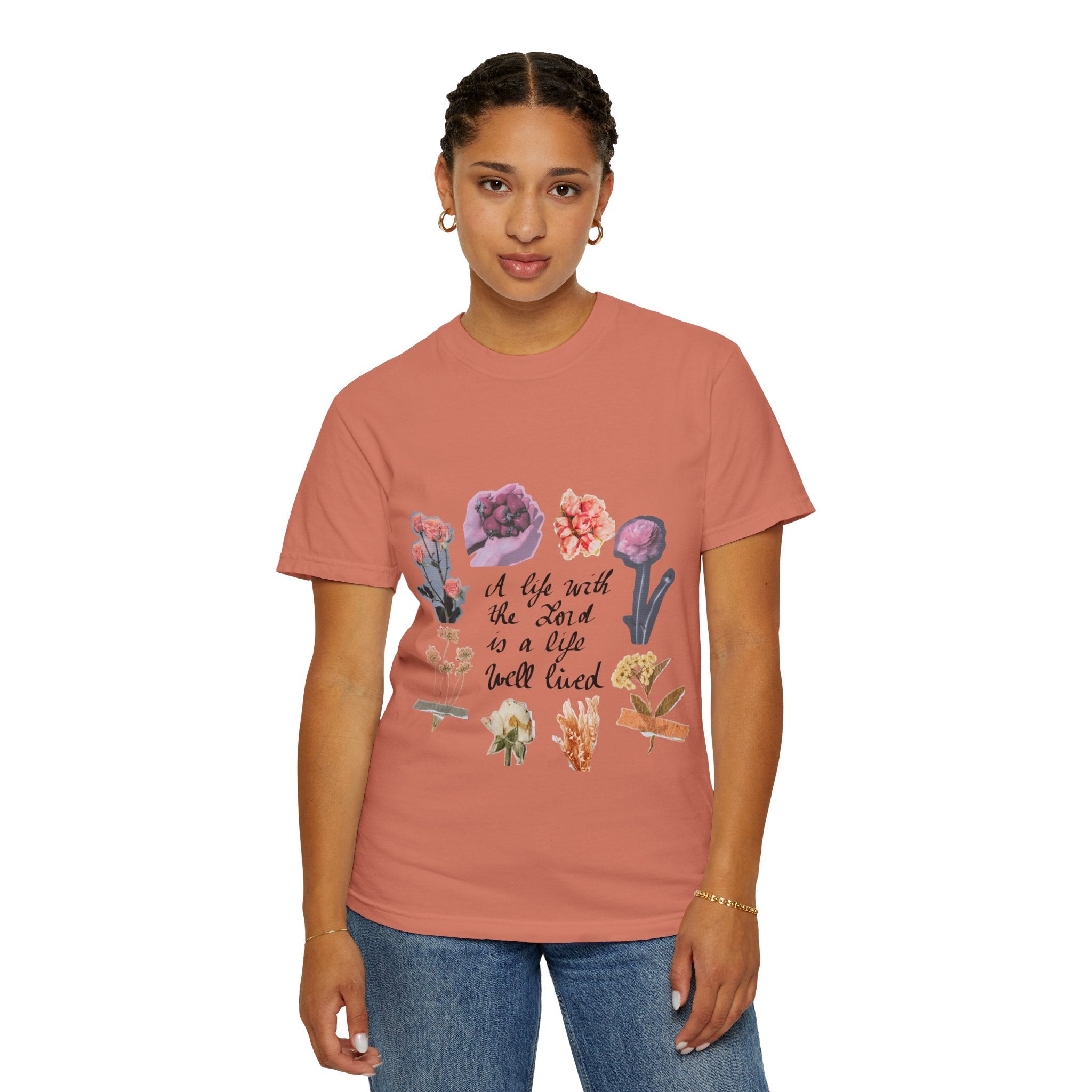 Christian Floral T-Shirt — Faith-Inspired Floral Tee