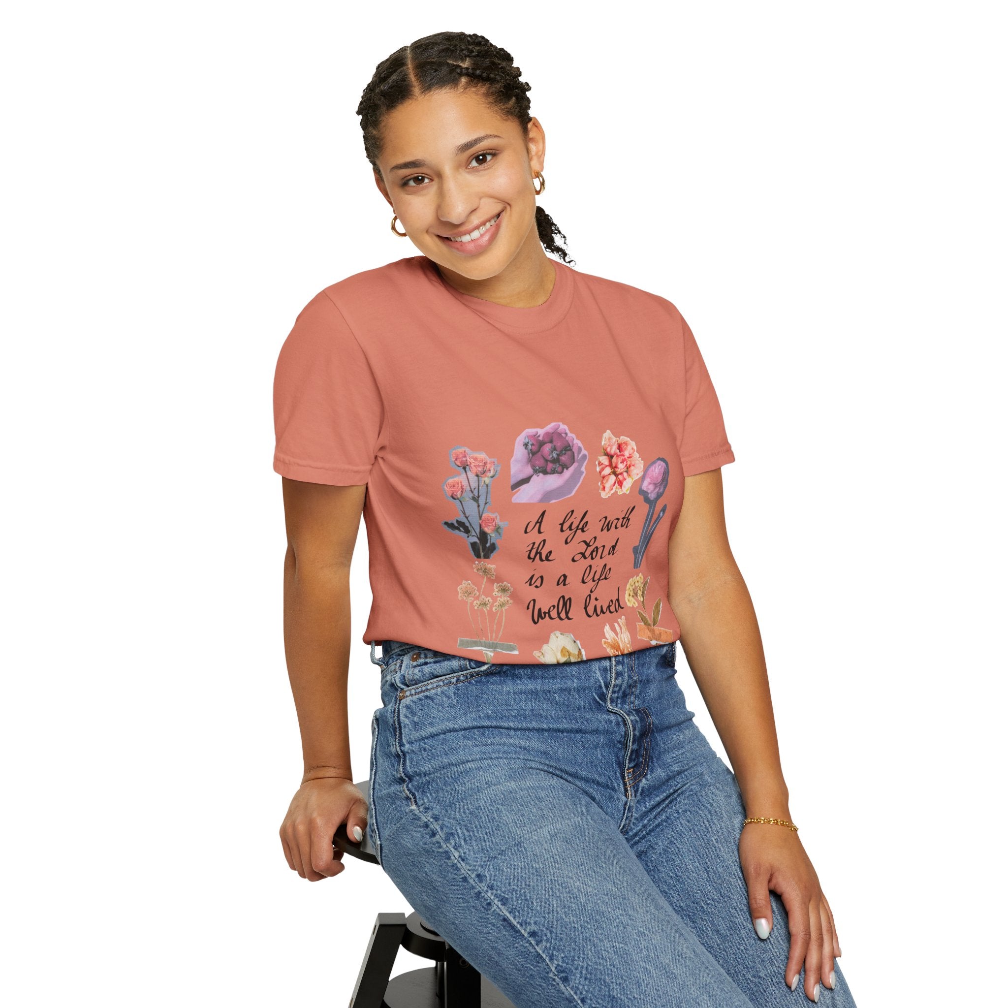 Christian Floral T-Shirt — Faith-Inspired Floral Tee