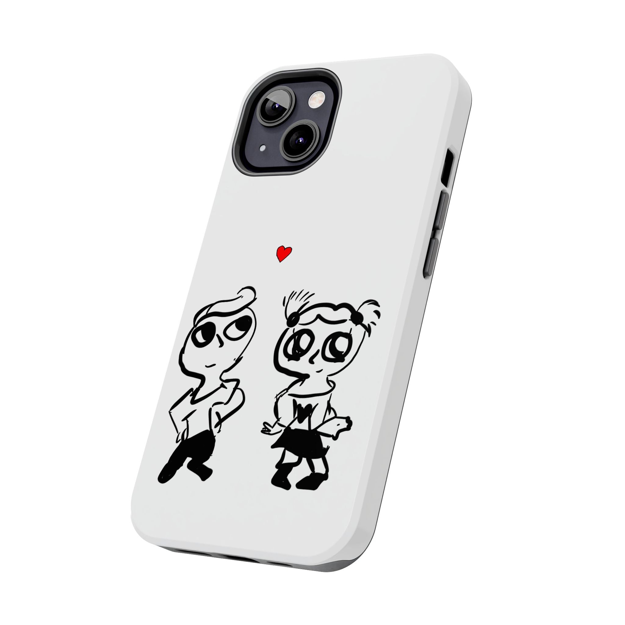 Cute Romantic Hand-Drawn Phone Case — 'Tough Phone Cases'