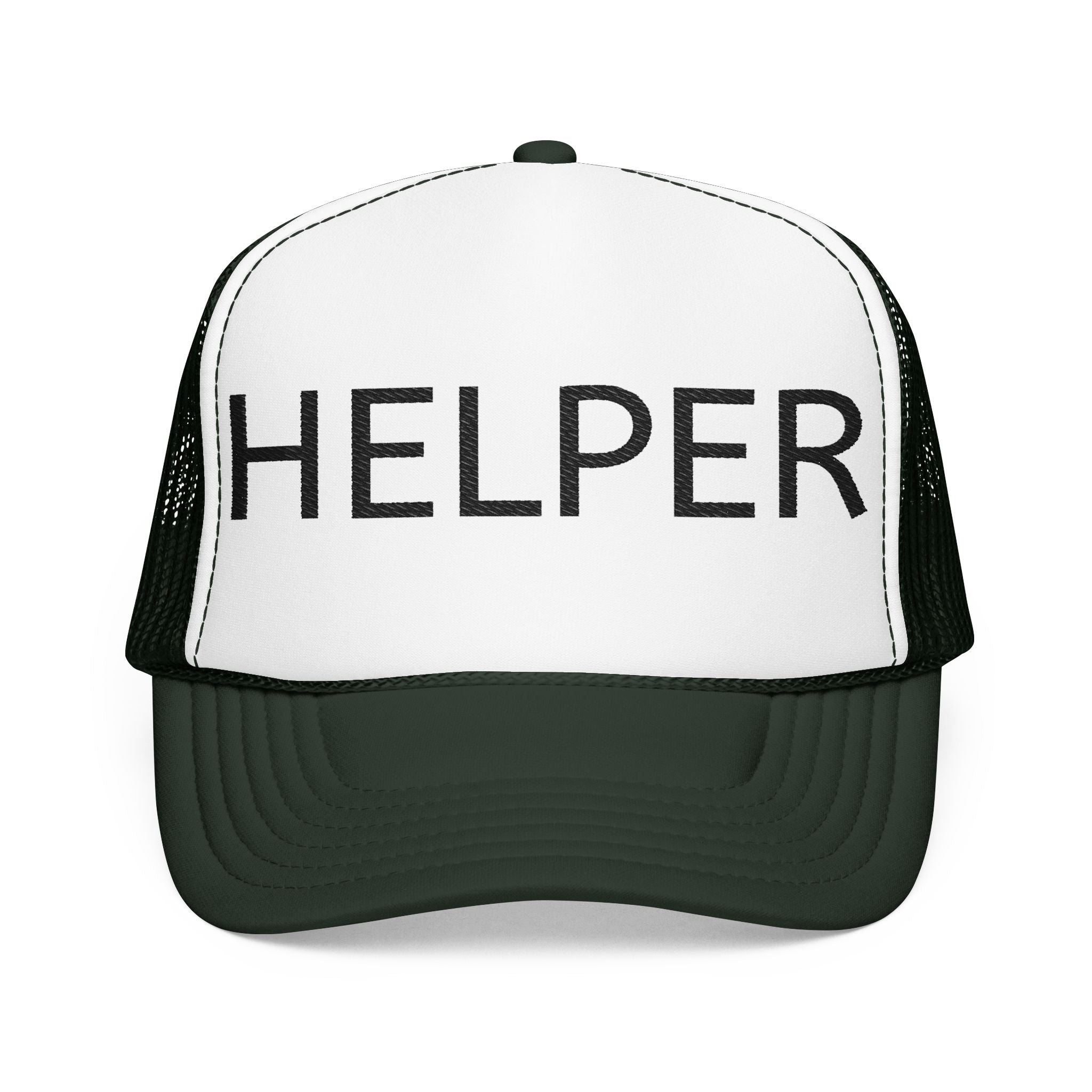 Helper Trucker Hat -Staff Identification Cap-Church Camp