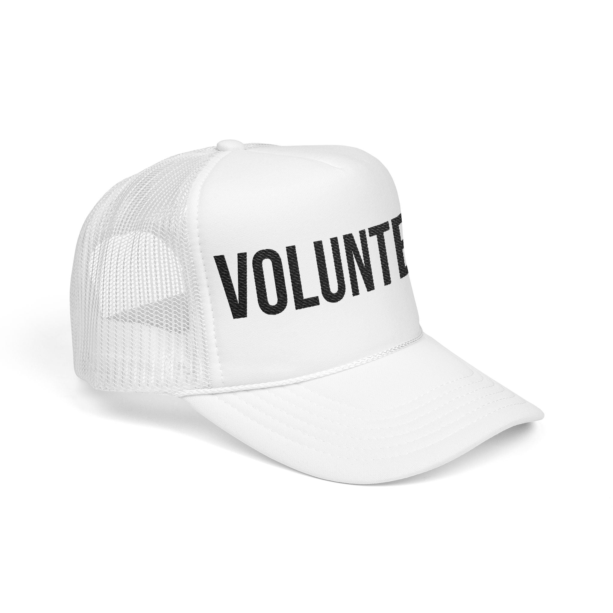 Embroidered Volunteer Foam Trucker Hat