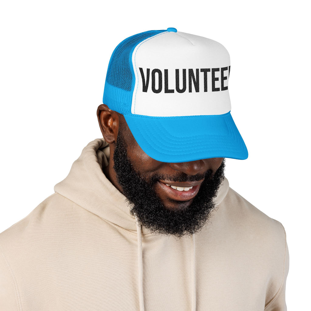 Embroidered Volunteer Foam Trucker Hat