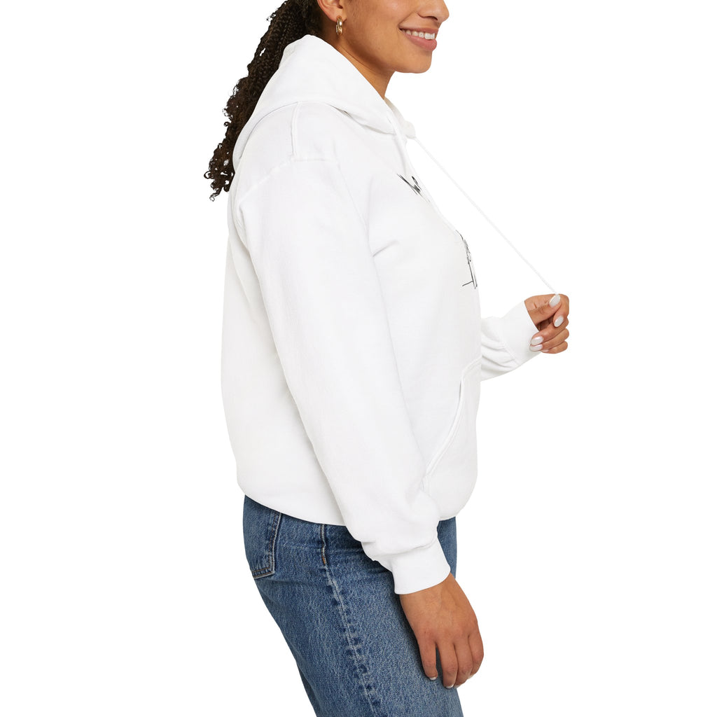 Hand-Drawn Kid Artwork Mom & Child Hoodie — Handmade Love Illustration